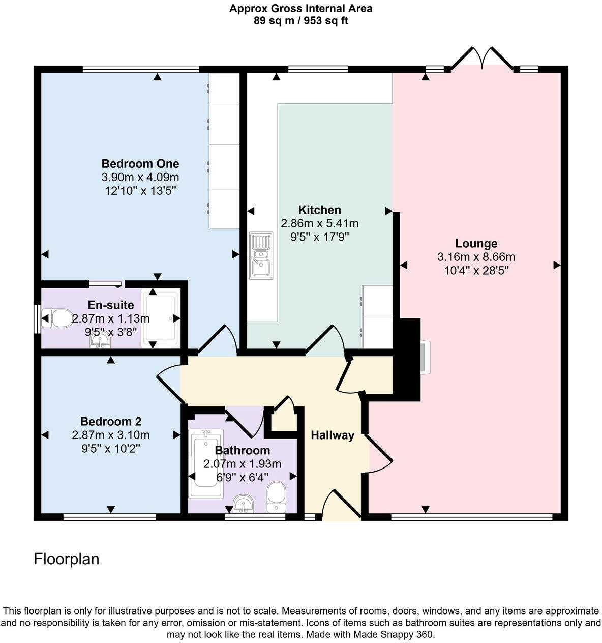 Ffordd Onnen, Prestatyn, LL19 9HY Denbighshire floorplan