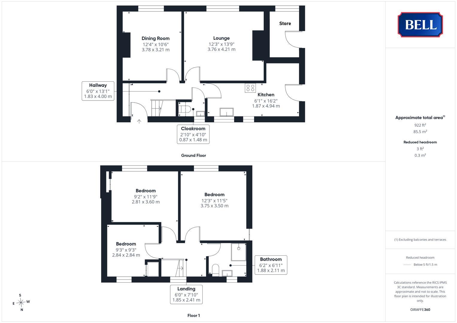 84 Tennyson Gardens, Horncastle floorplan