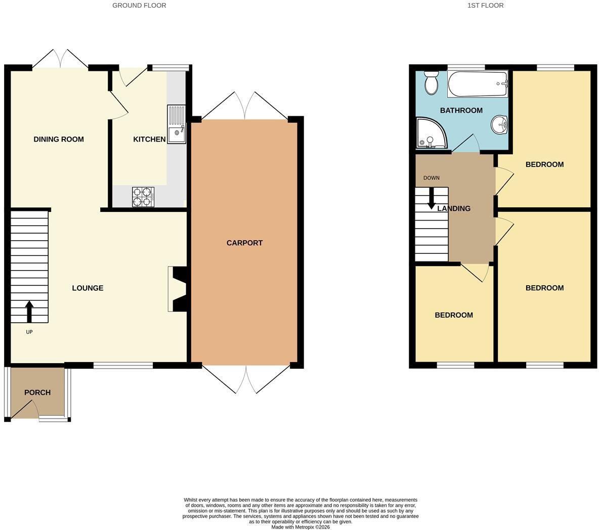 Meadow Road, Awsworth, Nottingham floorplan