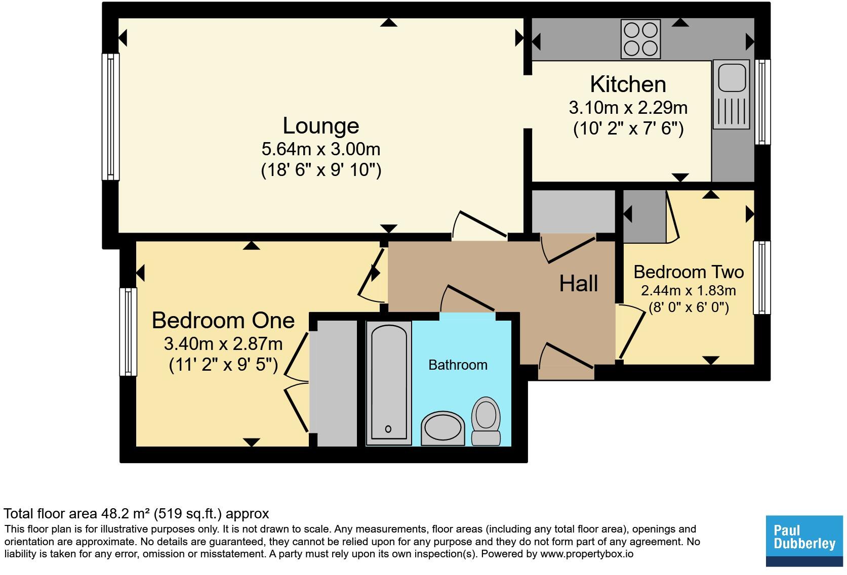 Middle Meadow, Tipton floorplan