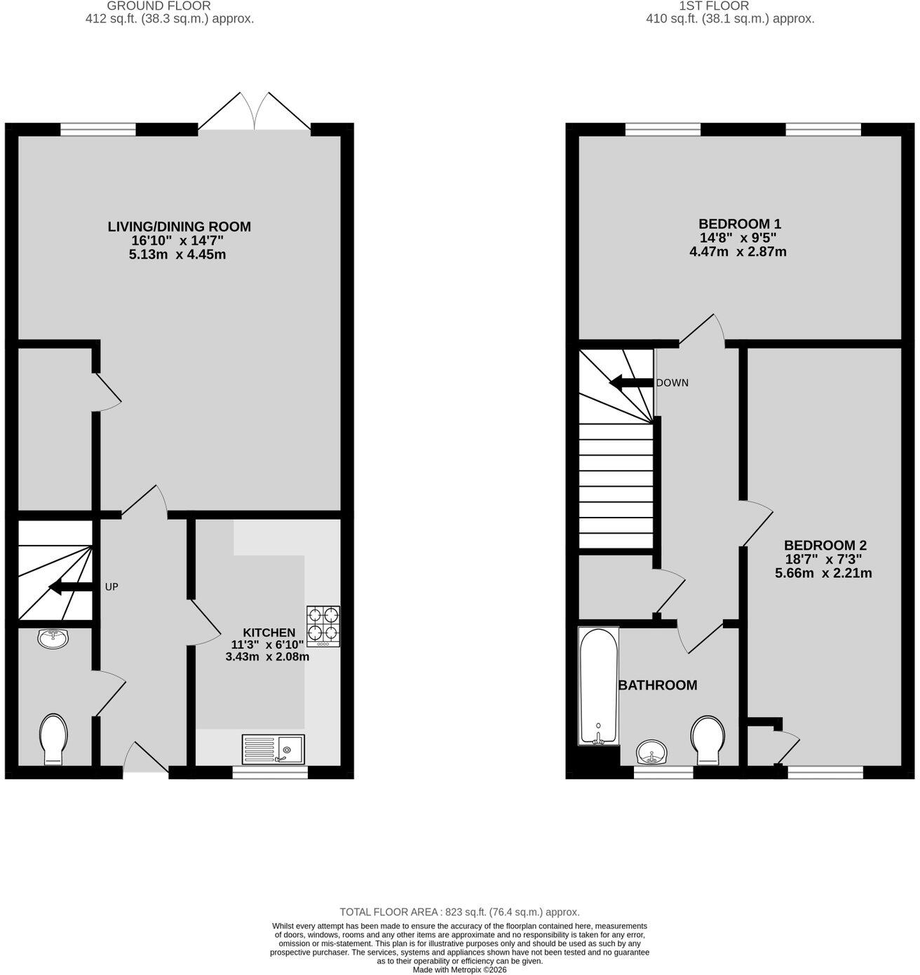 Hermon Road, Banbury OX16 1HP floorplan