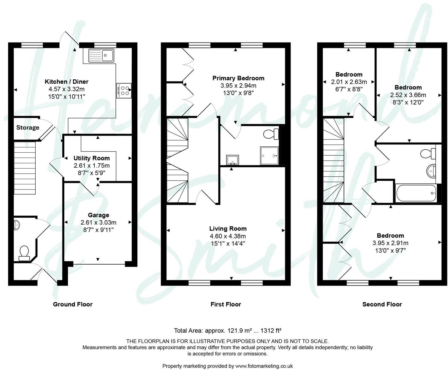 Malkin Drive, Church Langley, CM17 floorplan