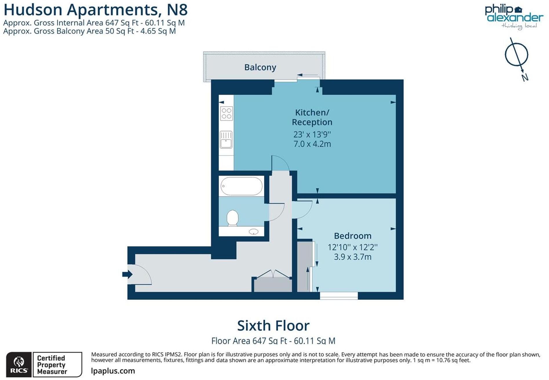 Hudson Apartments, New River Village, Hornsey, N8 floorplan