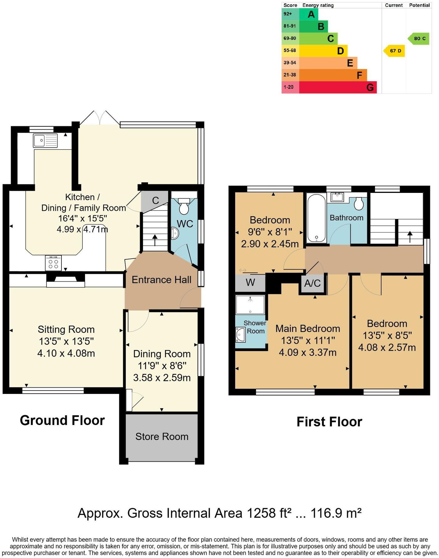 Blackness Road, Crowborough floorplan