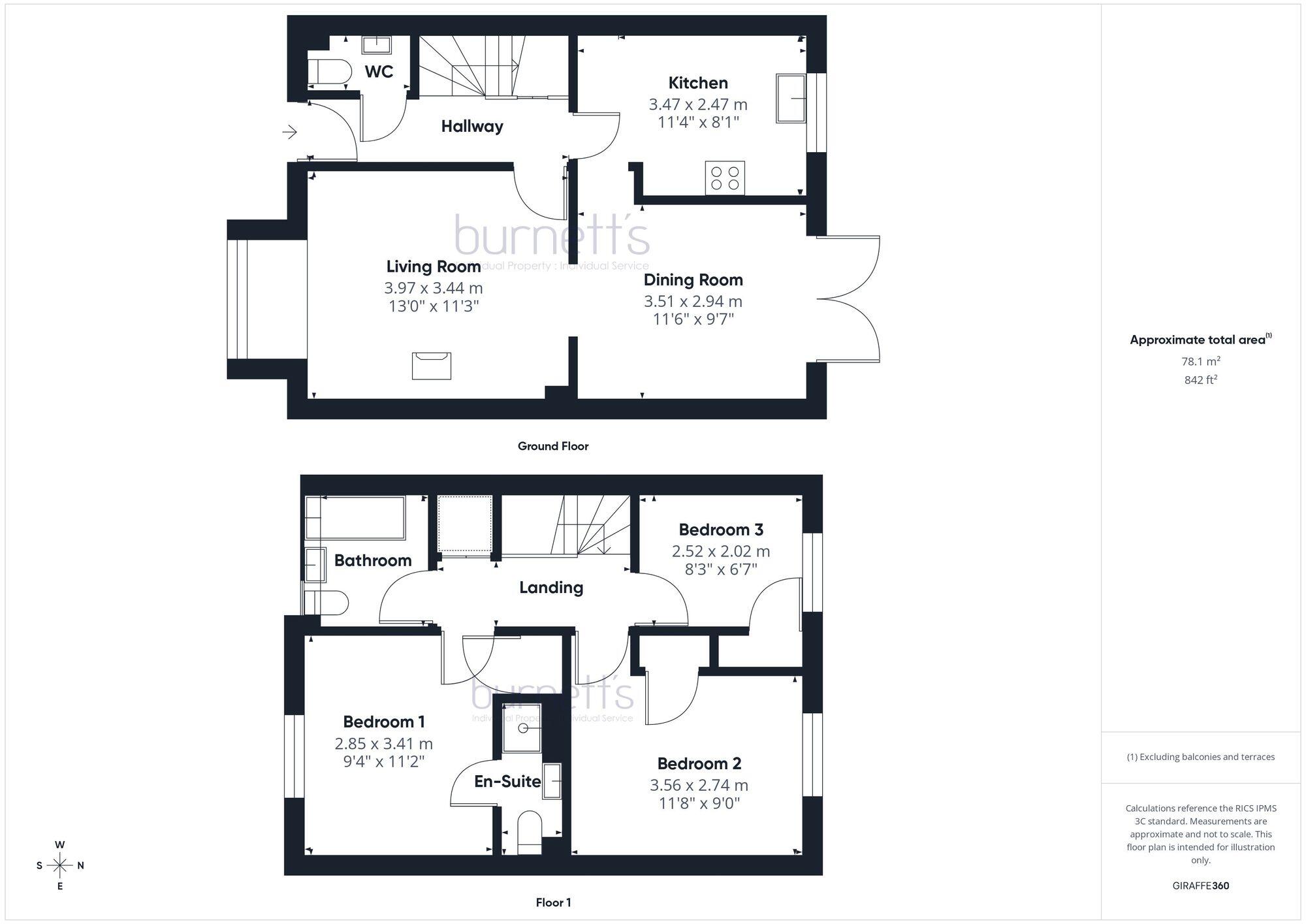 Heathfield Road, Burwash Weald, TN19 floorplan