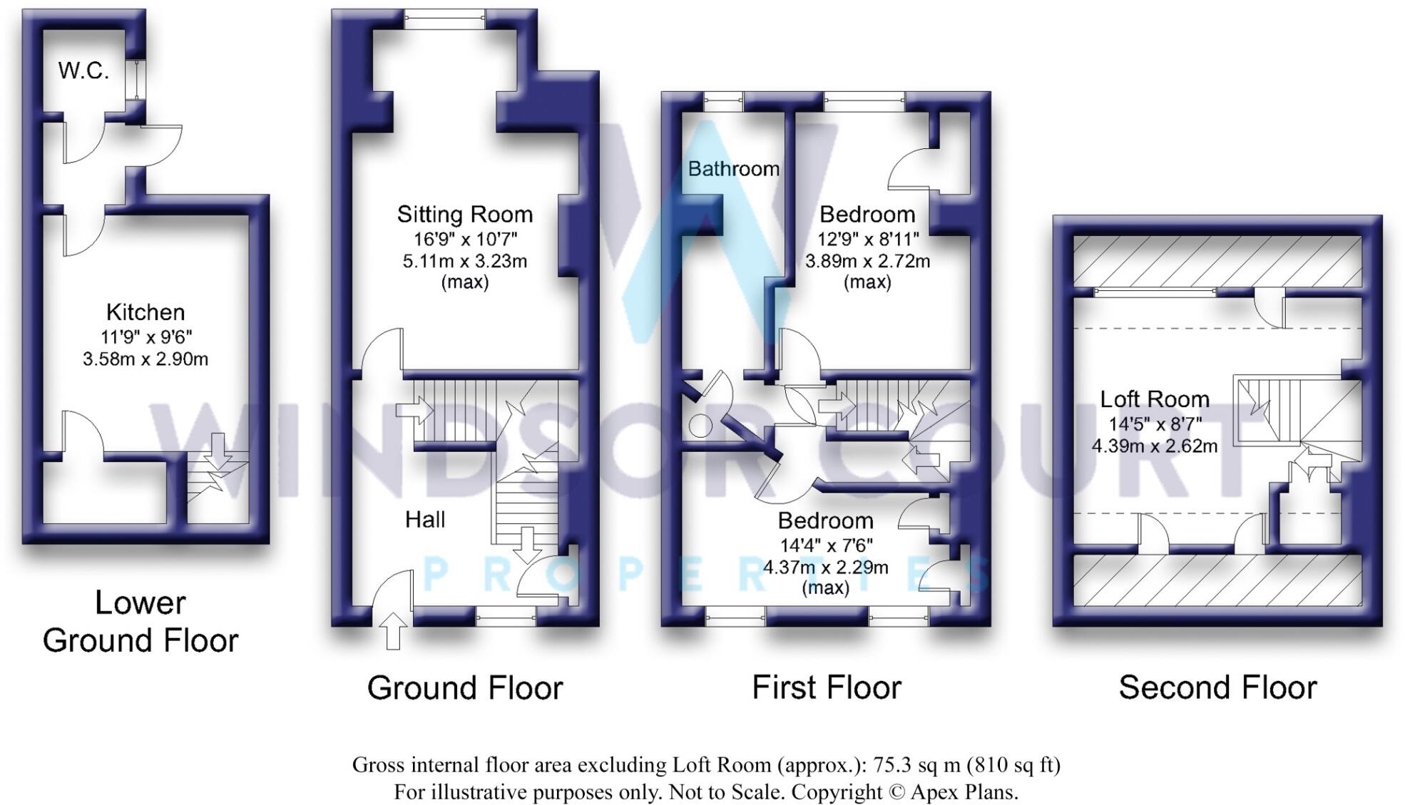 Kirkgate, Knaresborough, North Yorkshire, HG5 floorplan