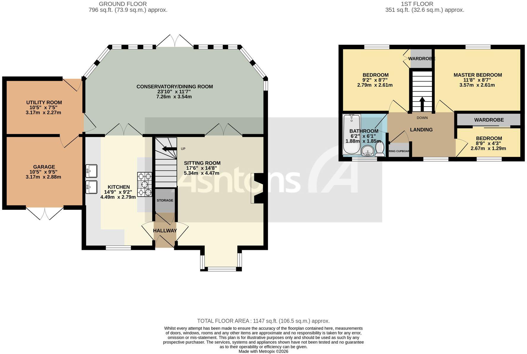 Braemar Close, Fearnhead, WA2 floorplan