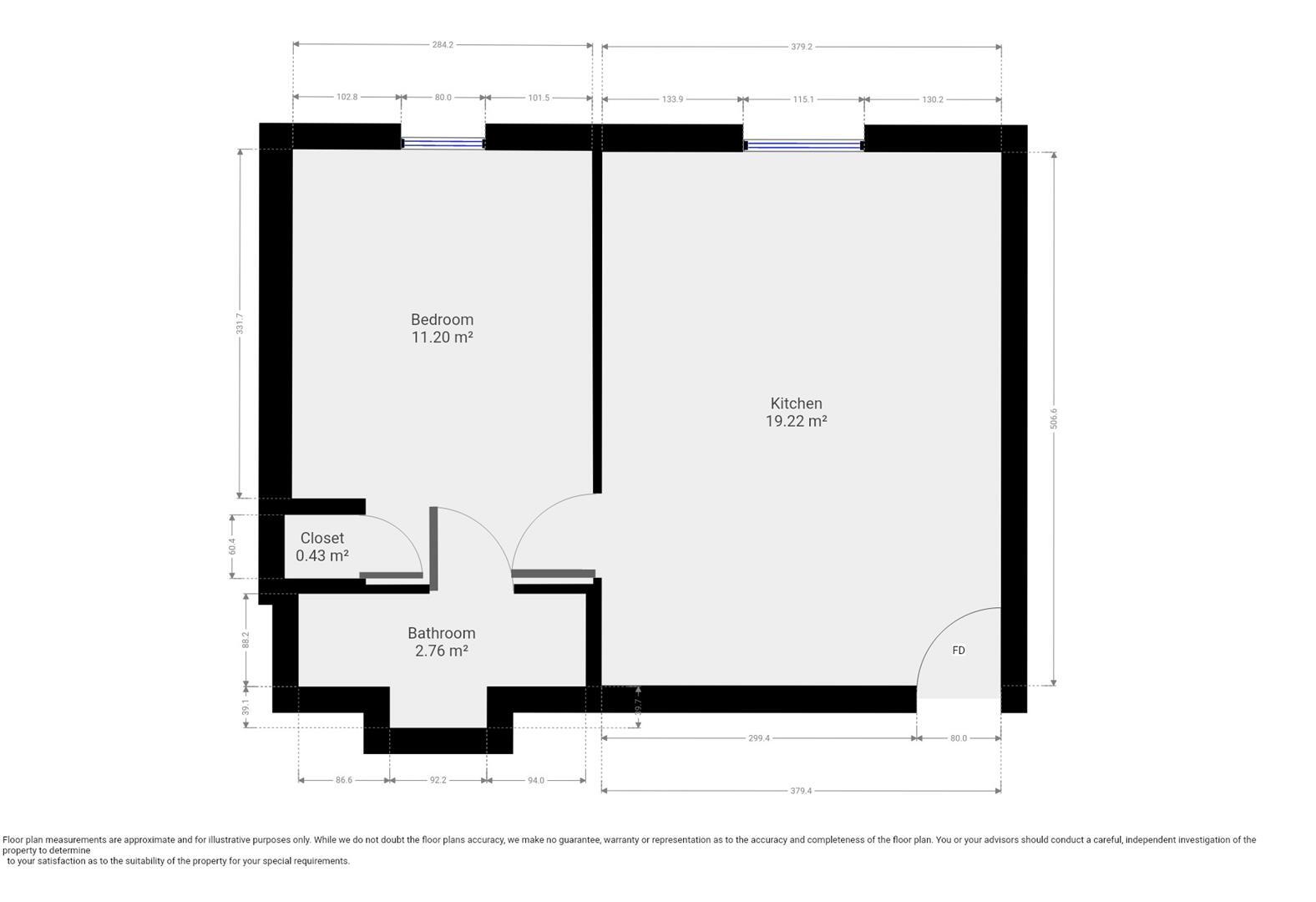 27/28 - Apt 4 Gothic House - Student Apartment floorplan