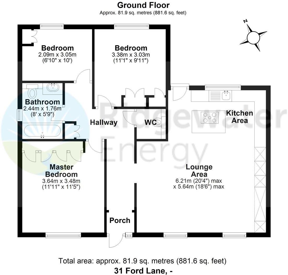 Ford Lane, Ferndown floorplan