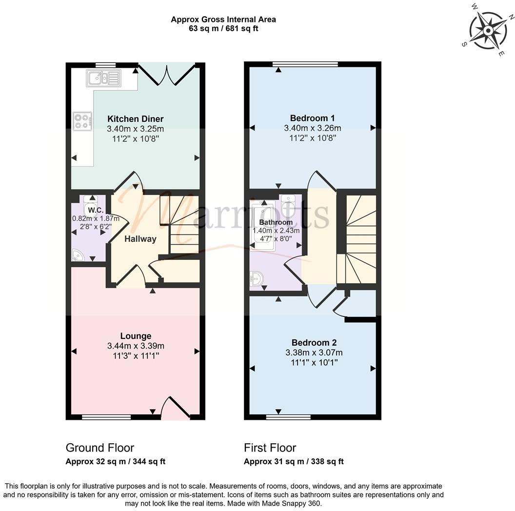 Pump Works Close, Sherwood, Nottingham floorplan
