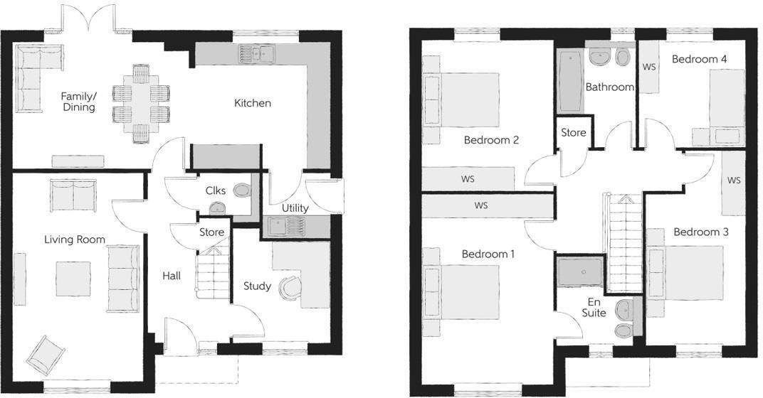 Plot 7 - The Philosopher, Darwin's Edge, Hereford Road, Shrewsbury floorplan
