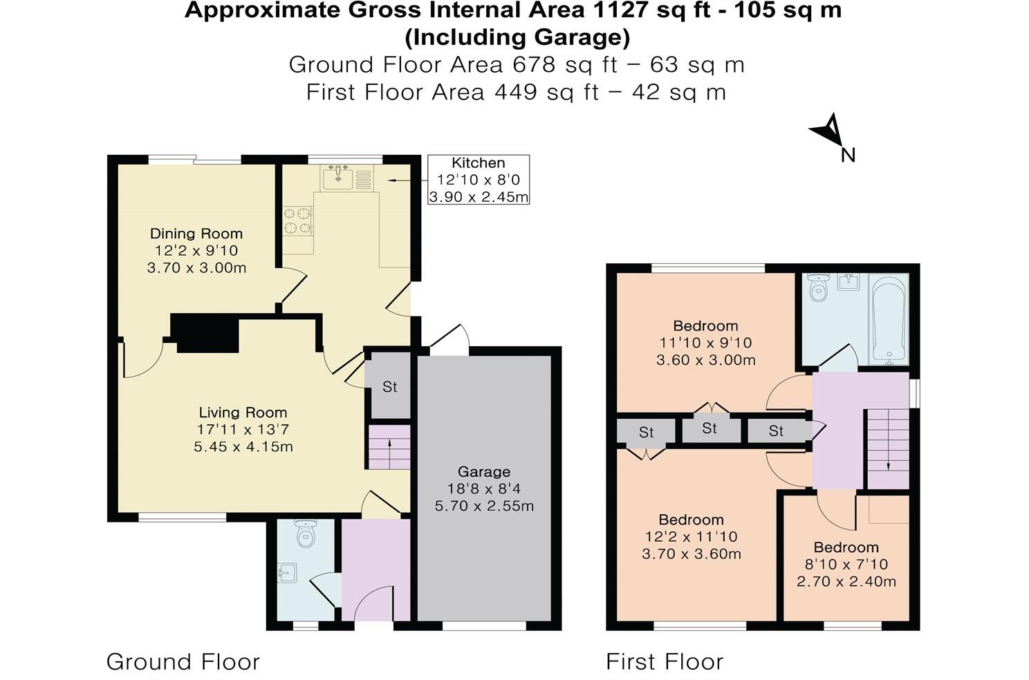 Blackwater Rise, Calcot, Reading floorplan