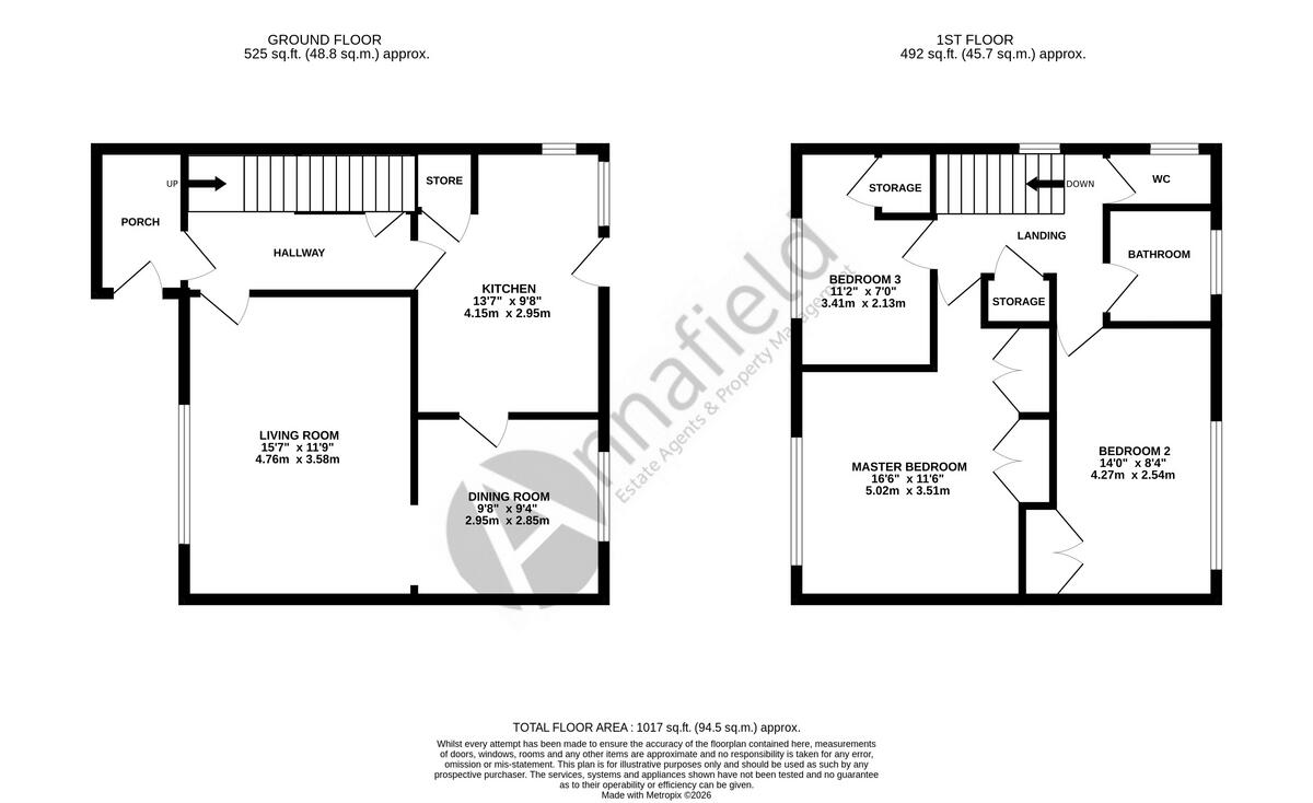 Hamerton Road, Huntingdon, PE28 floorplan
