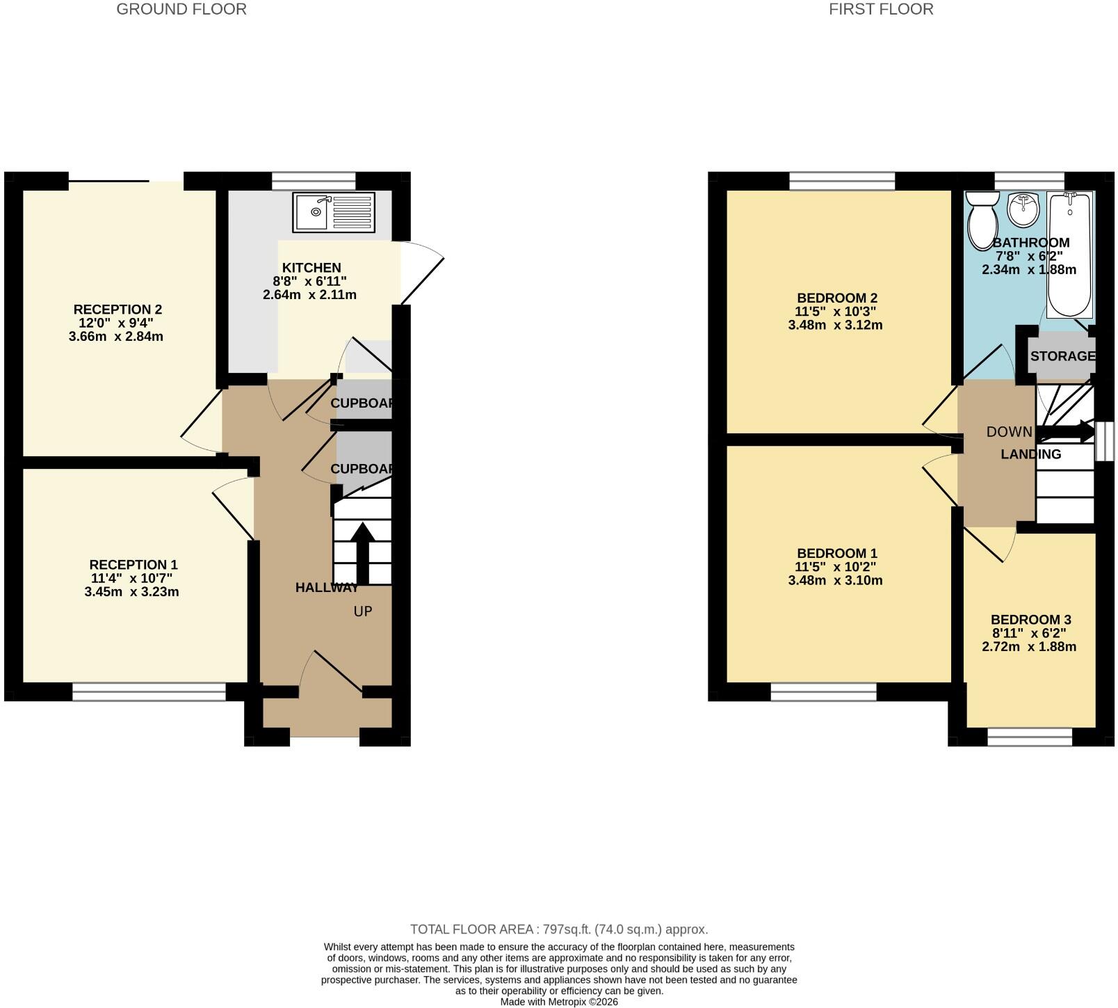 Ruislip Road, Greenford, Middlesex, UB6 9RN floorplan
