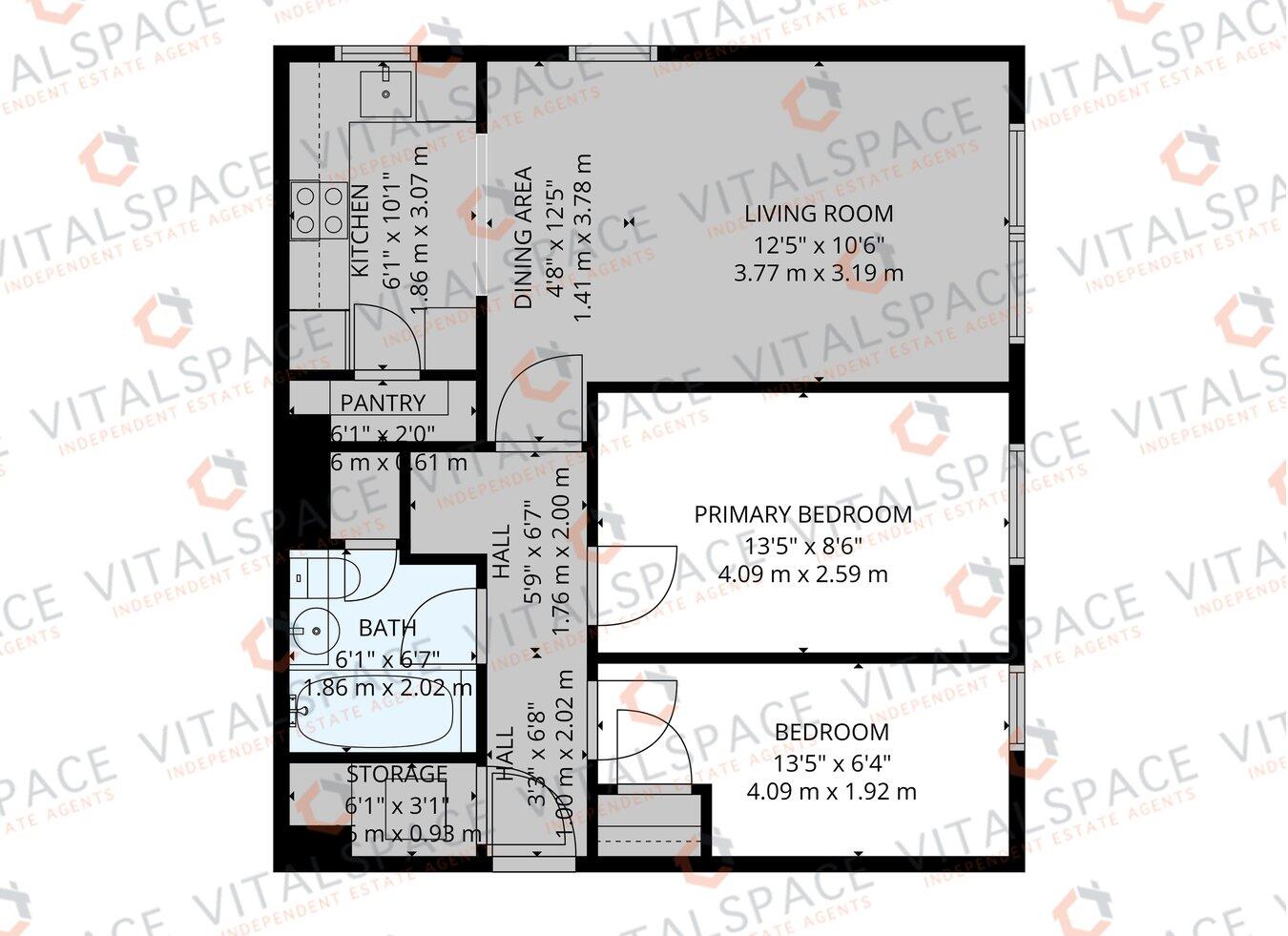 Harcourt Close, Urmston, Manchester, M41 floorplan