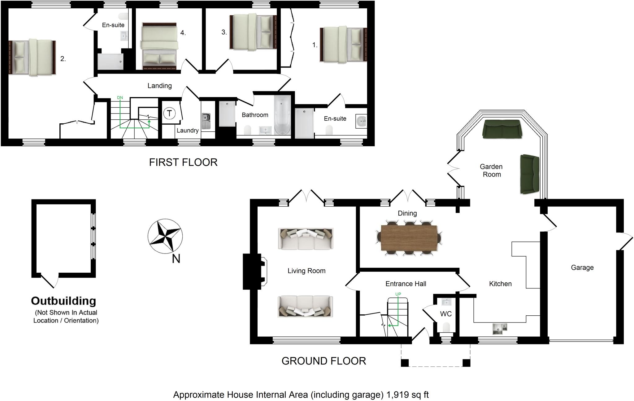 The Chantry, Headcorn floorplan