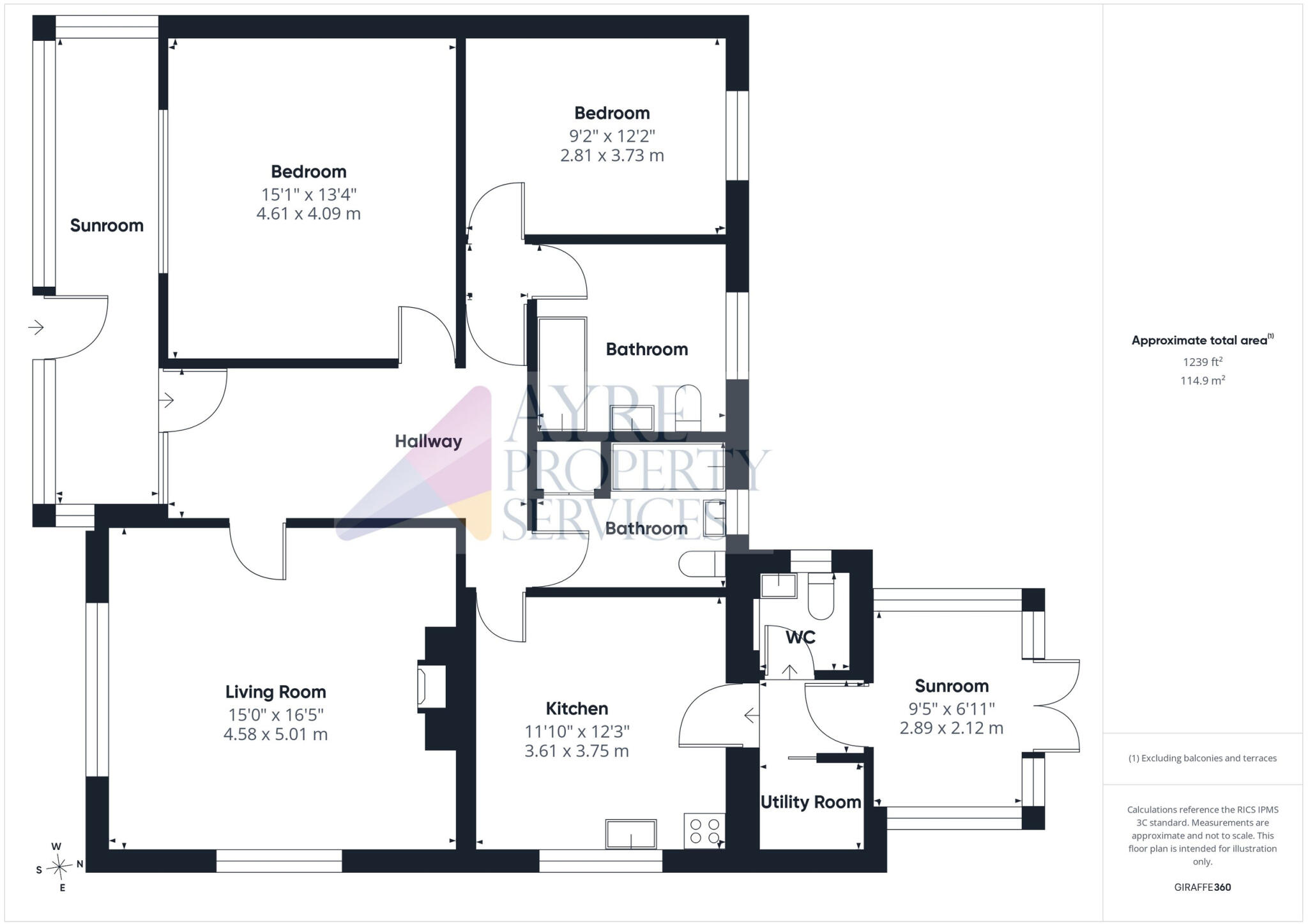 Iona, Thropton, Morpeth, Northumberland floorplan