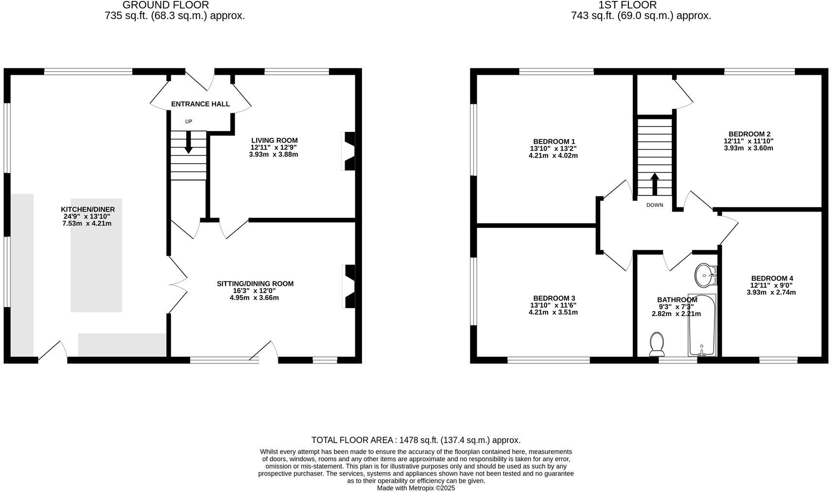 Birkin Lane, Wingerworth, Chesterfield floorplan