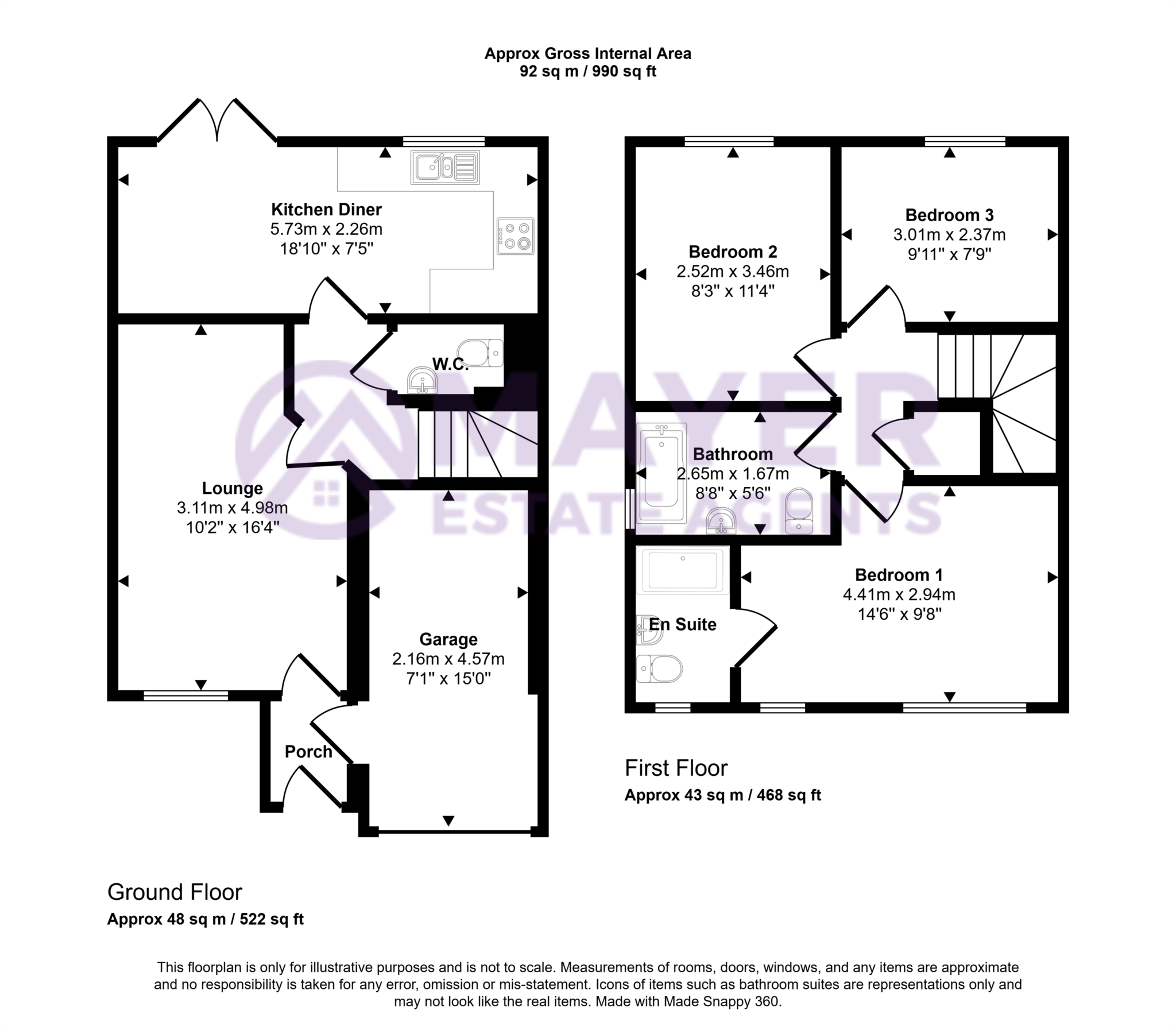 Afflington Road, Plymouth floorplan