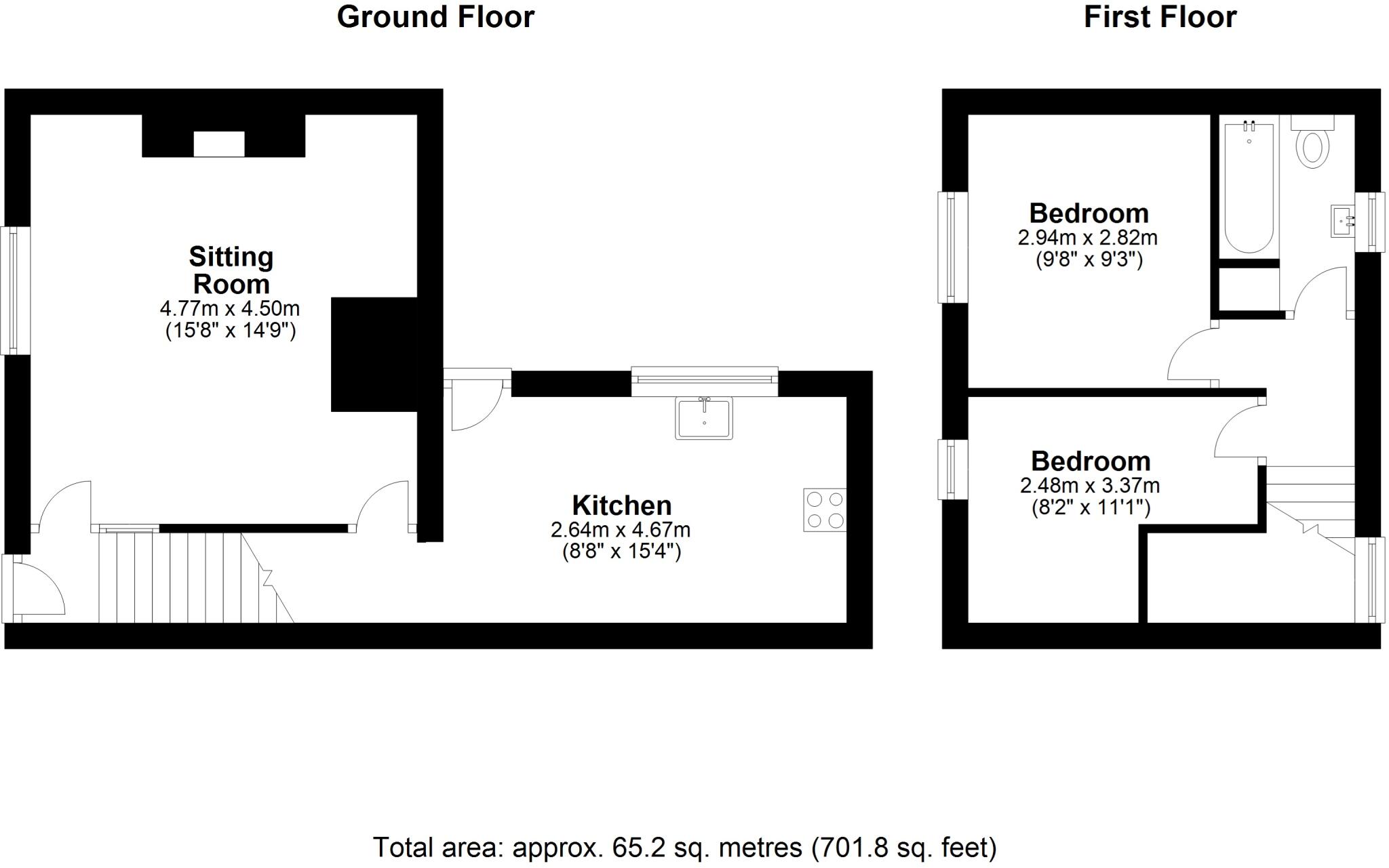 Albert Street, Amble, Northumberland, NE65 floorplan
