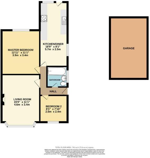 Whitethorn Close, Huntington, York floorplan