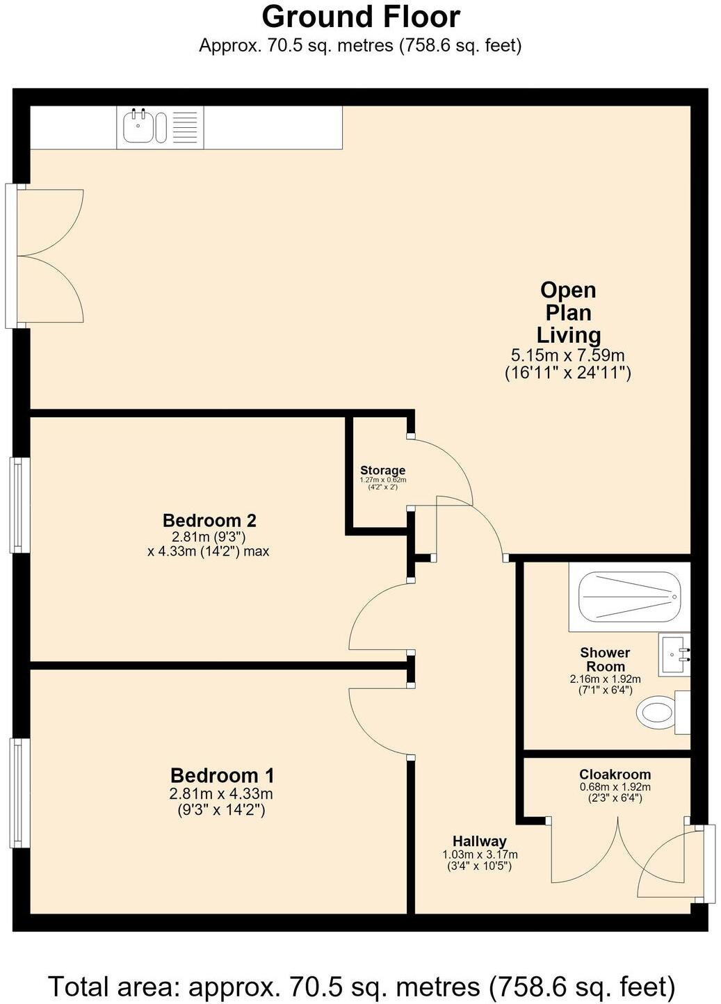 Marina View, Burnley, BB12 floorplan