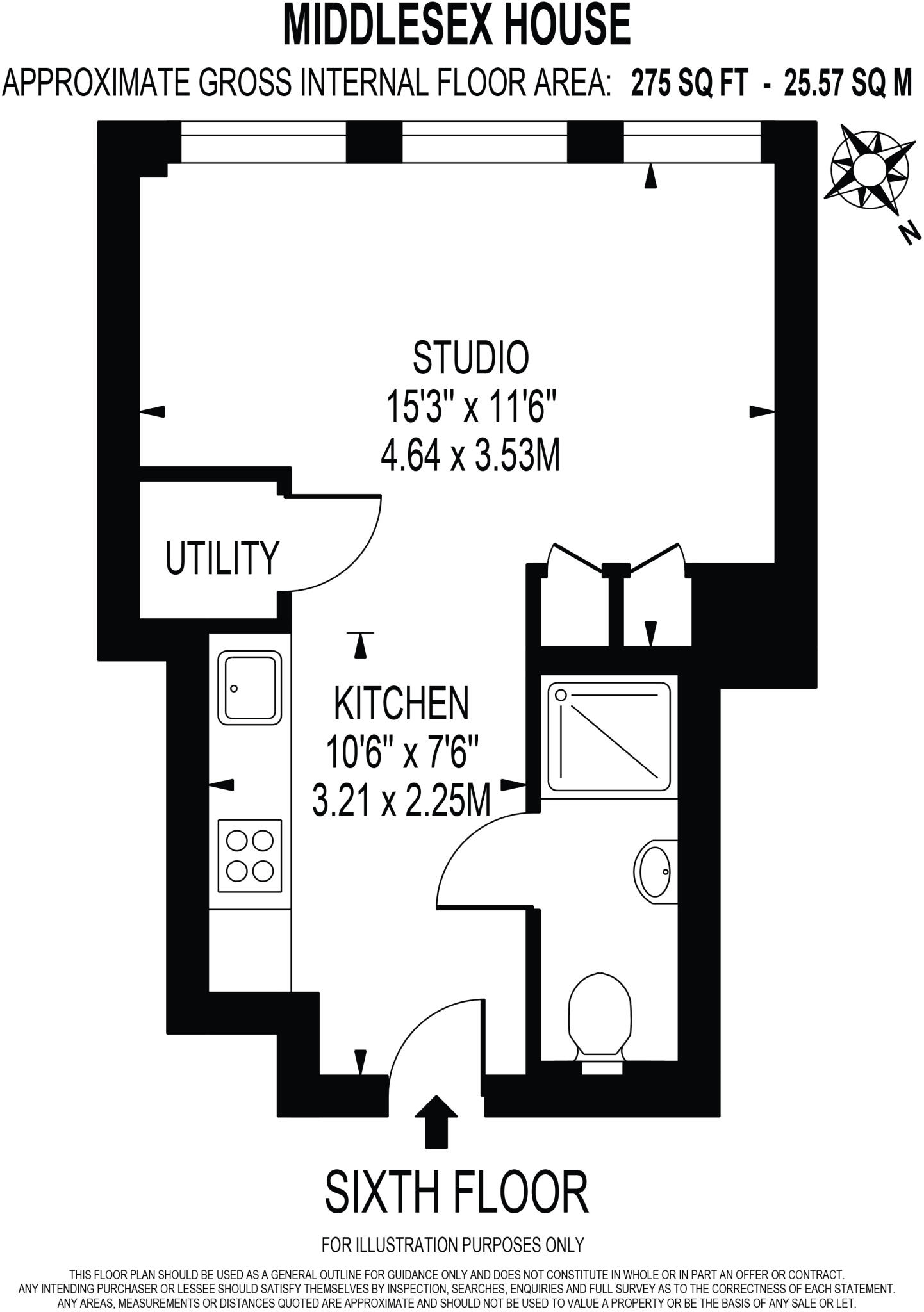 Middlesex (Flat 1-124), Spring Villa Road, Edgware, HA8 floorplan