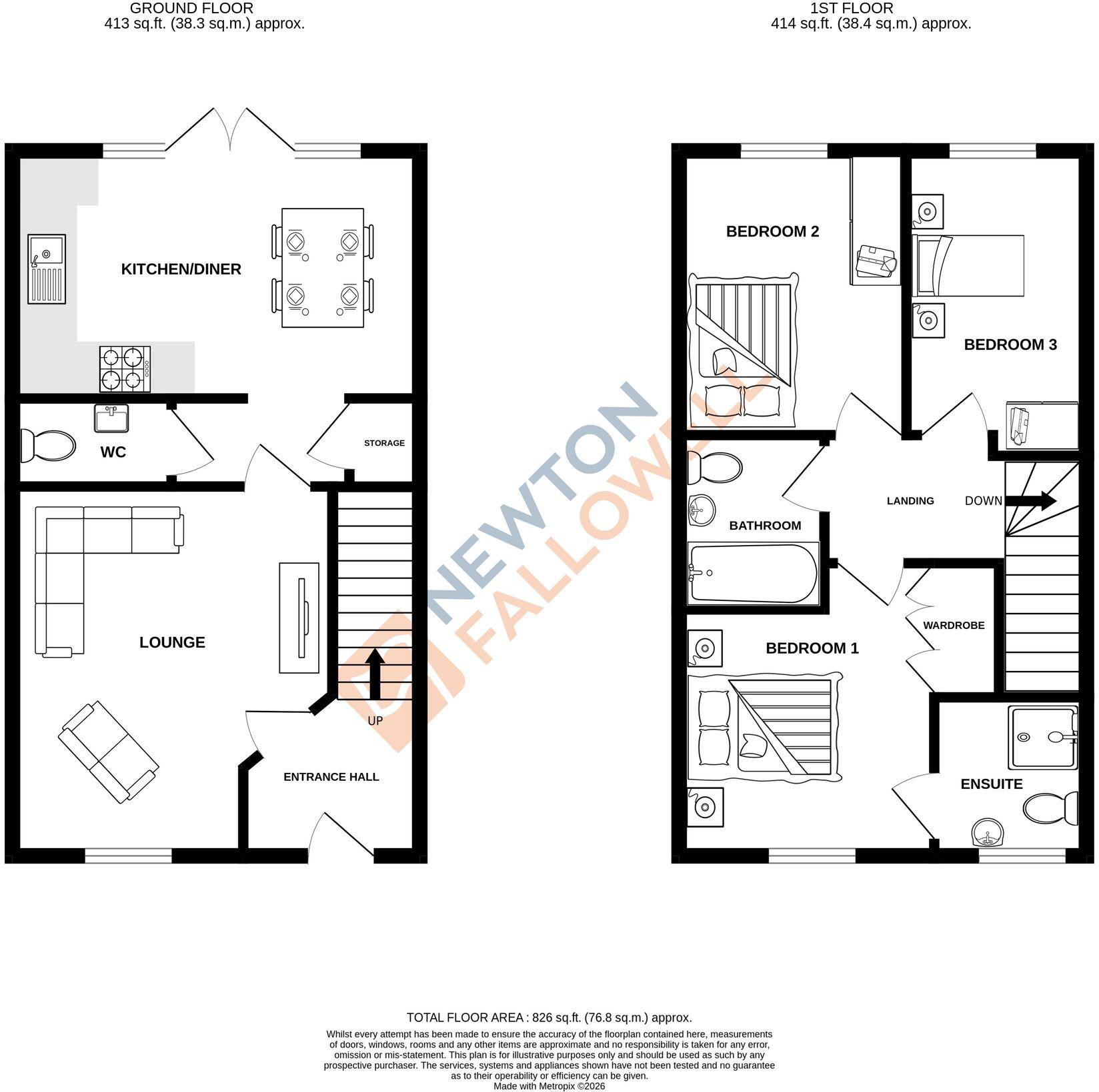 Great Leighs, Bourne, PE10 floorplan