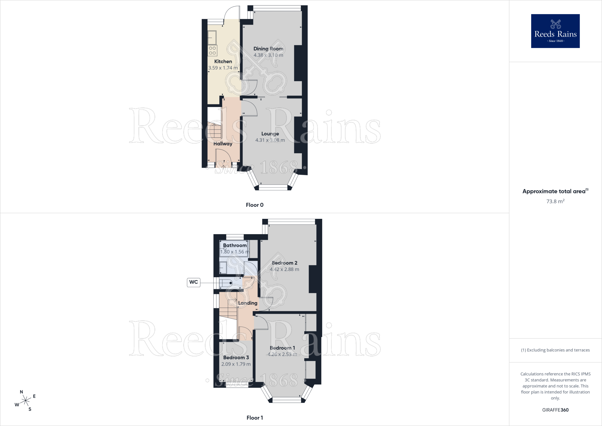 Dinckley Grove, Blackpool, Lancashire, FY1 floorplan