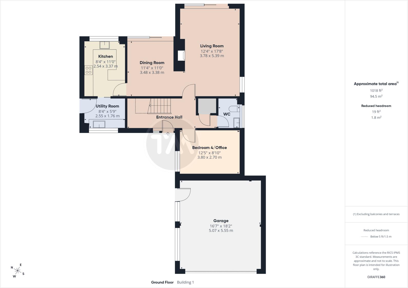 Ivel Gardens, Biggleswade, Bedfordshire, SG18 floorplan