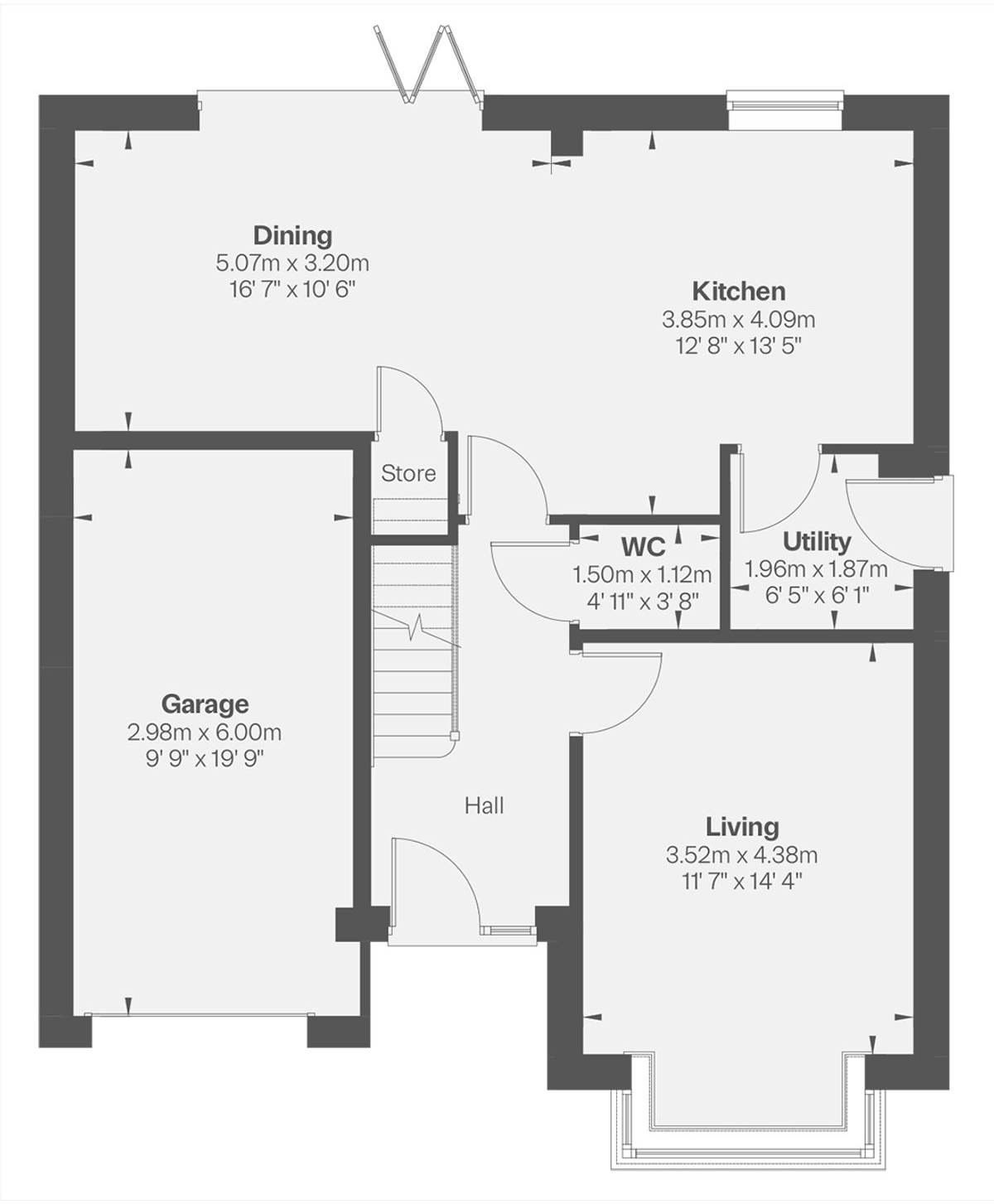 Plot 18, The Hudson, Mapperley Meadows, Mapperley Plains - NG3 5RW floorplan