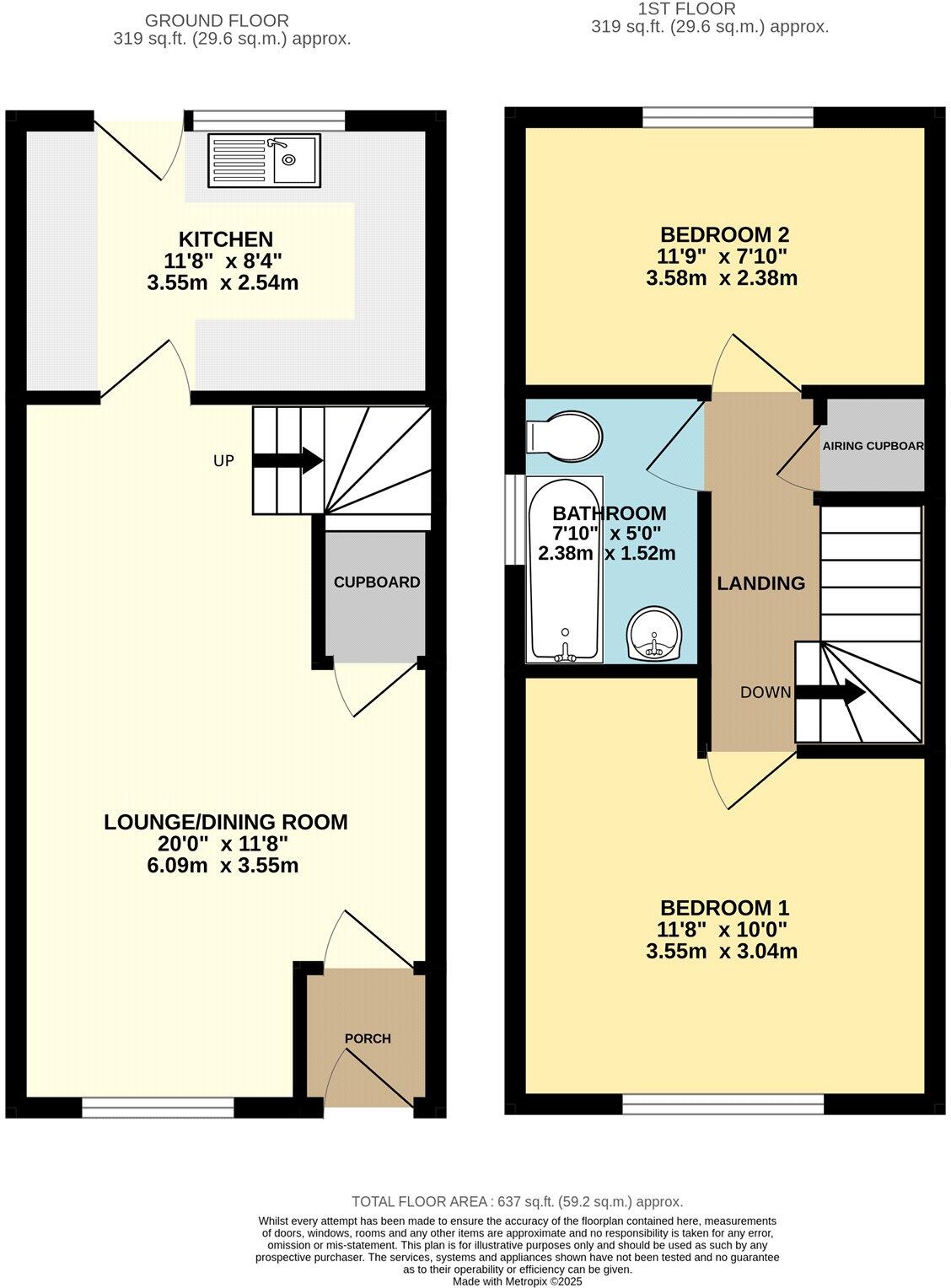 62, Charles Melrose Close, Mildenhall, Bury St. Edmunds, Suffolk, IP28 floorplan