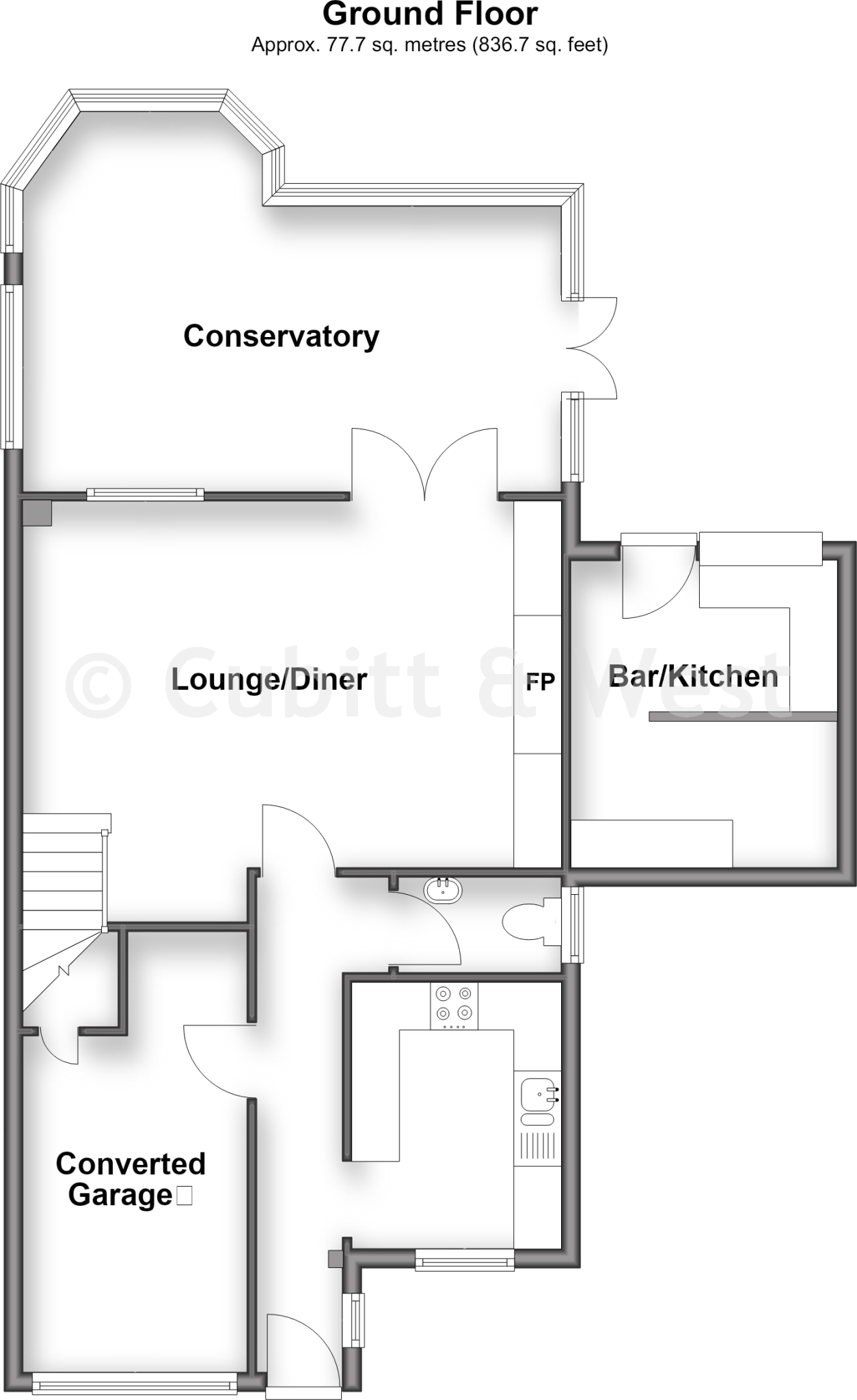Limes Avenue, Horley, Surrey floorplan