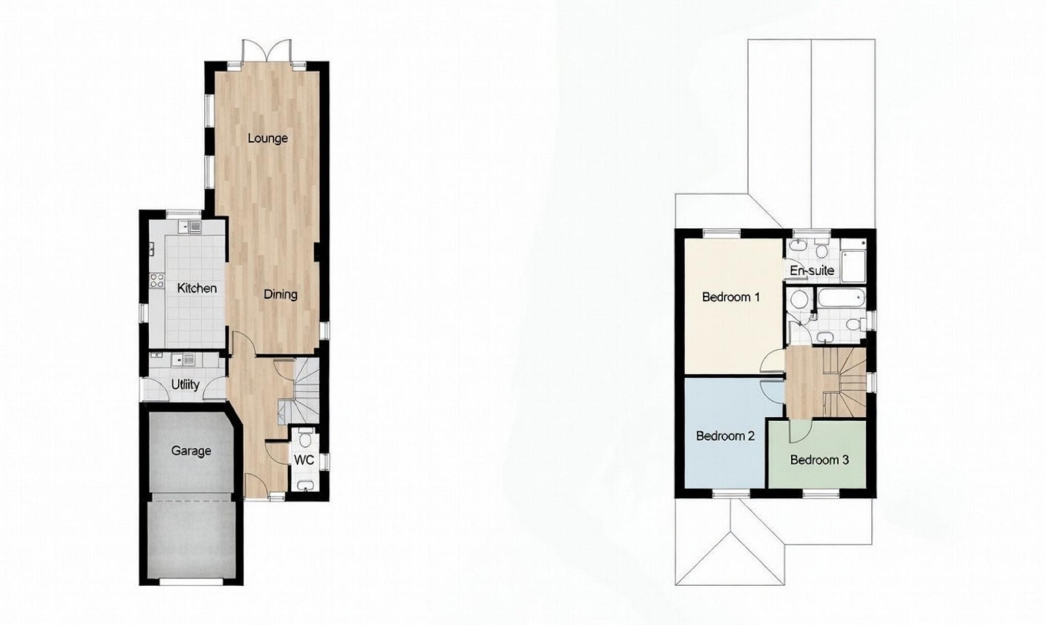 The Fairway, Blaby, Leicester, Leicestershire. LE8 4EN floorplan