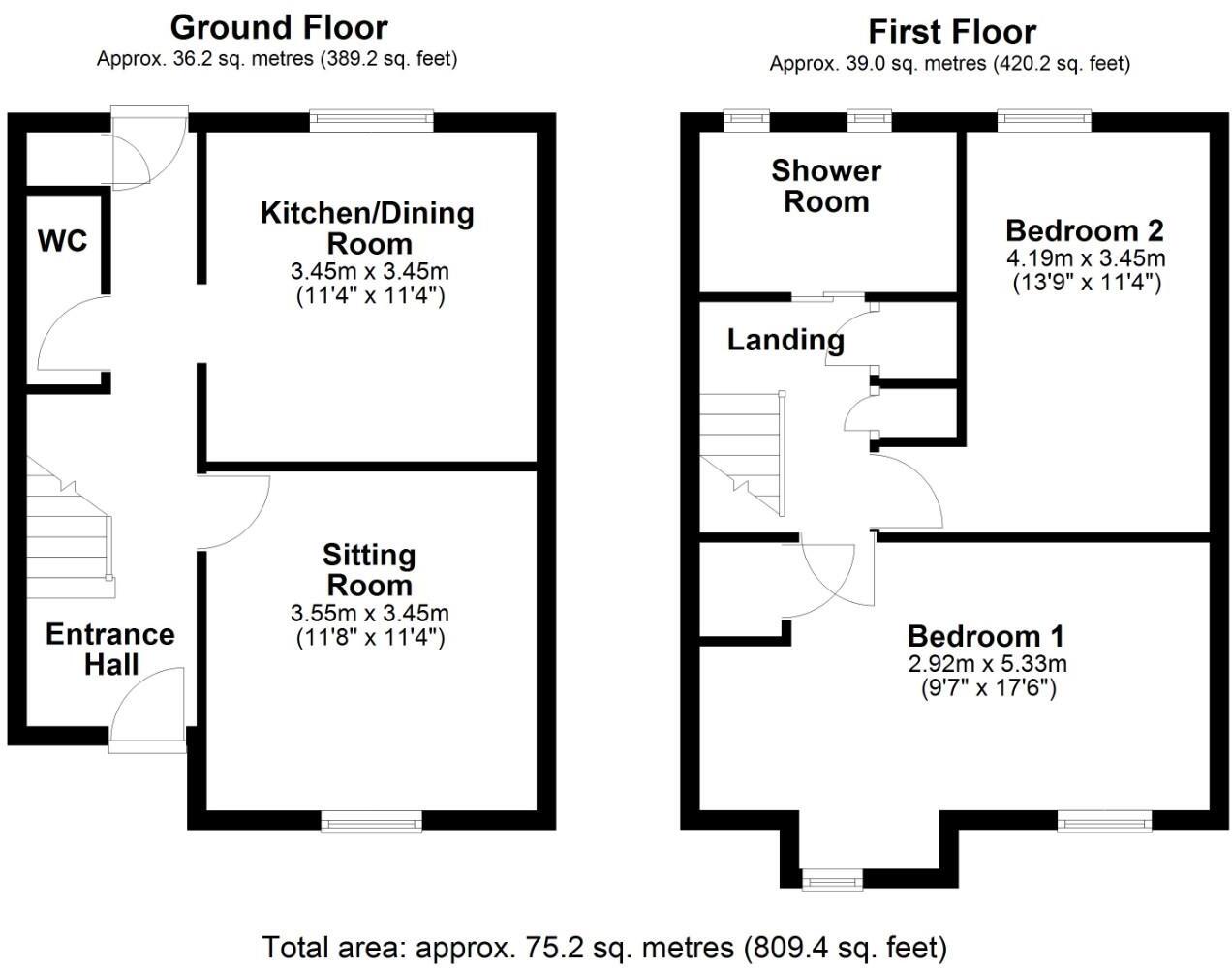 Pipers Close, Haverhill floorplan