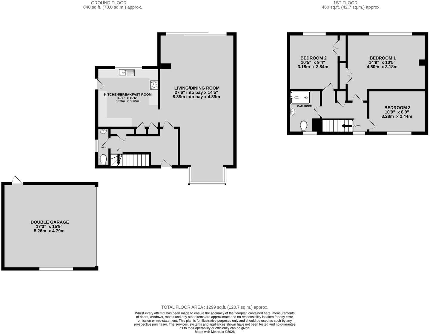 Brookside Way, Bloxham OX15 4HY floorplan