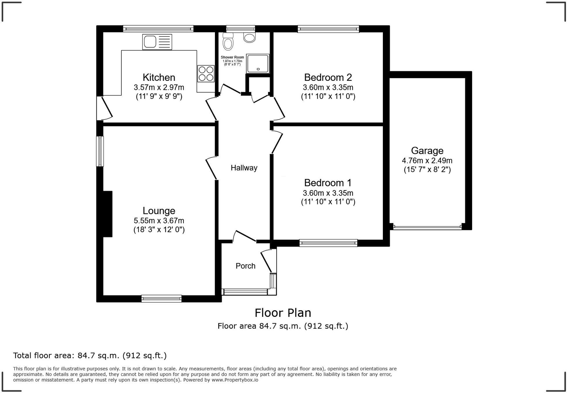 Bryn Twr, Abergele, LL22 floorplan
