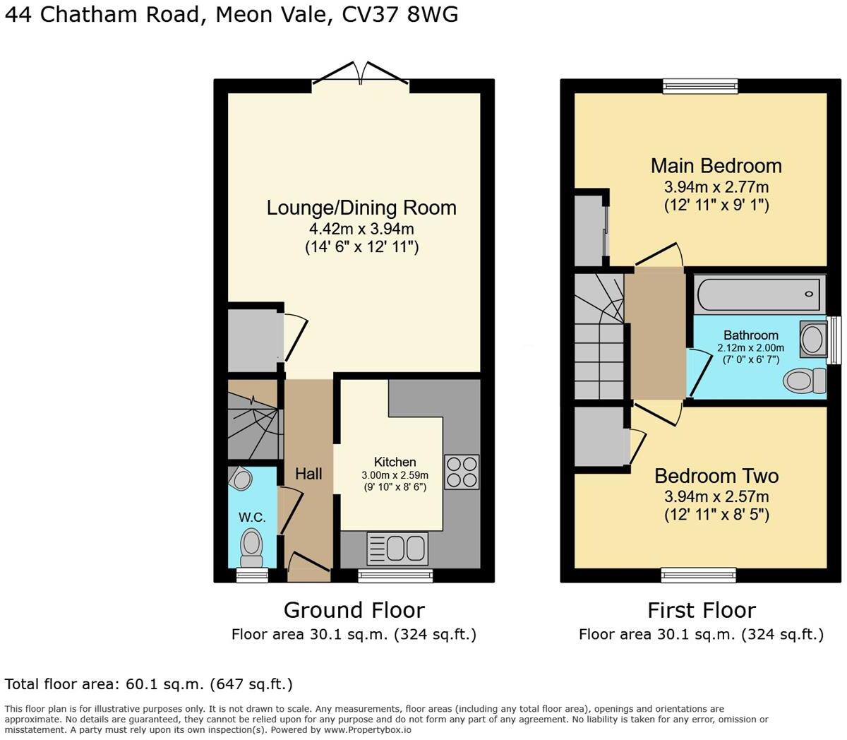 Chatham Road, Meon Vale floorplan