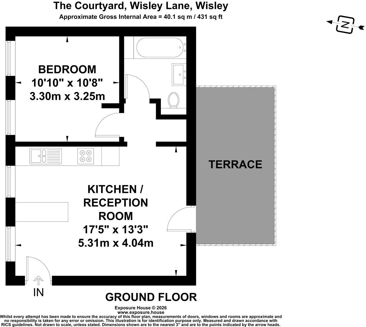 11, The Courtyard, Wisley, Woking, Surrey, GU23 floorplan