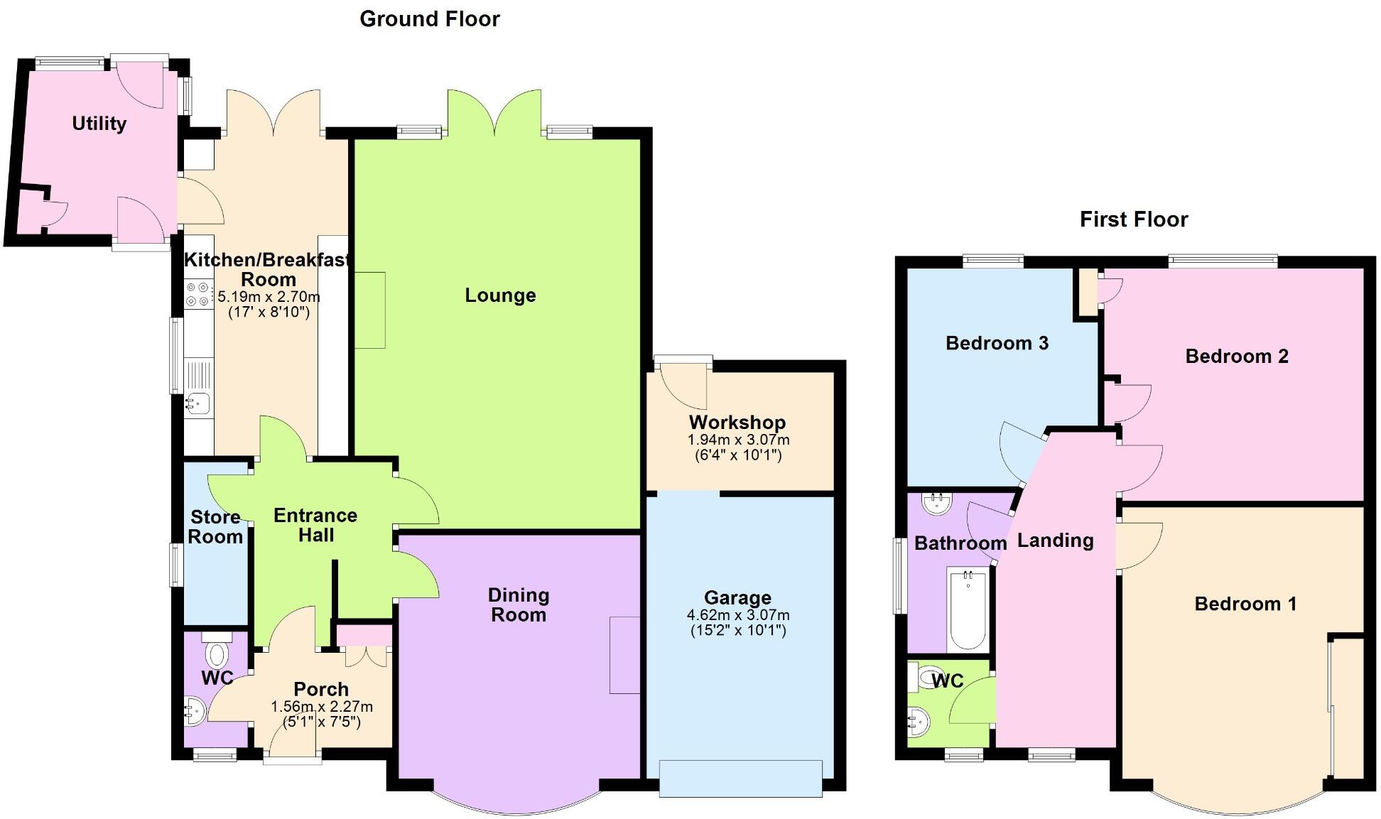 Fletton Avenue, Peterborough, Cambridgeshire, PE2 floorplan