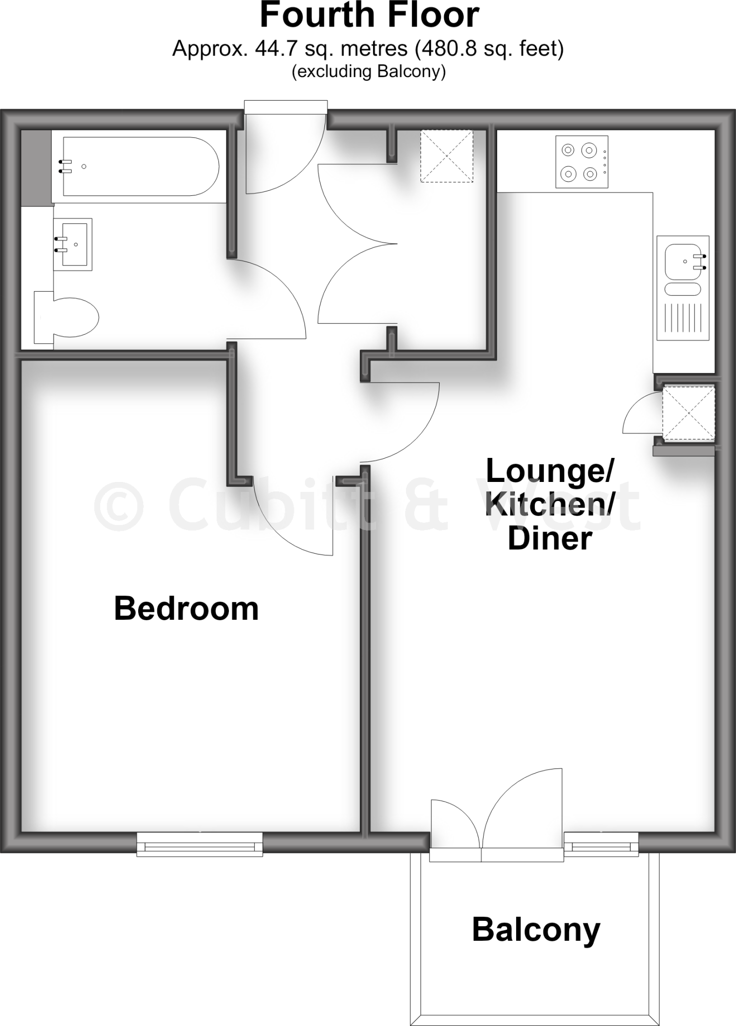 Denman Place, Coldean, East Sussex floorplan