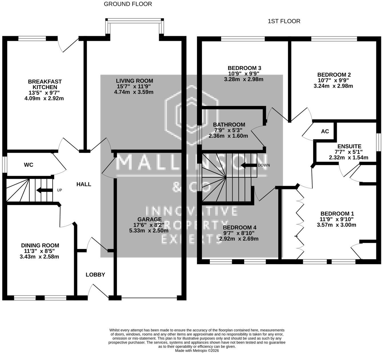 Broad Gates, Silkstone, Barnsley, S75 4HD floorplan