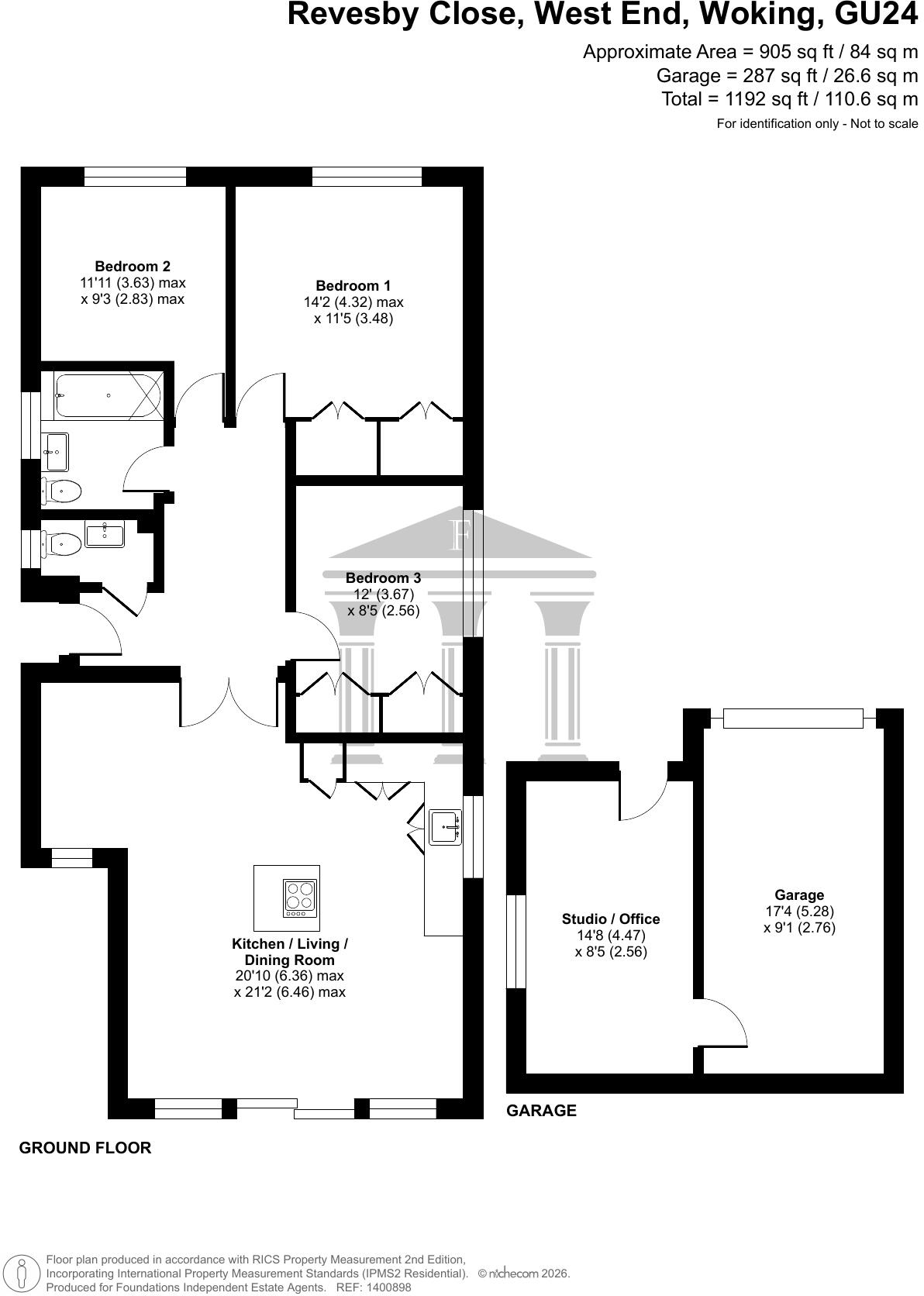 West End, Woking floorplan