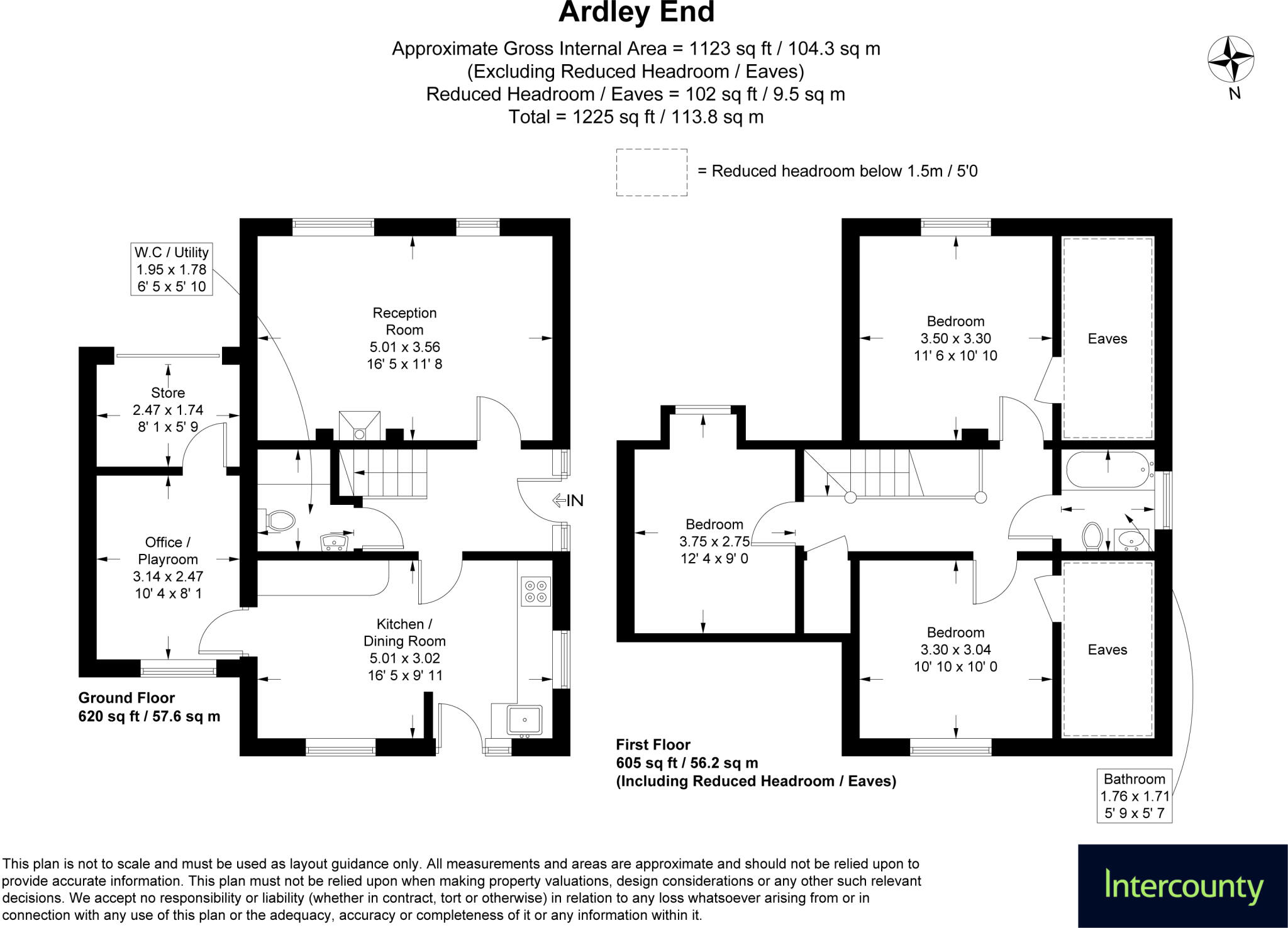 Ardley End, Hatfield Heath, Bishop's Stortford, Essex, CM22 floorplan