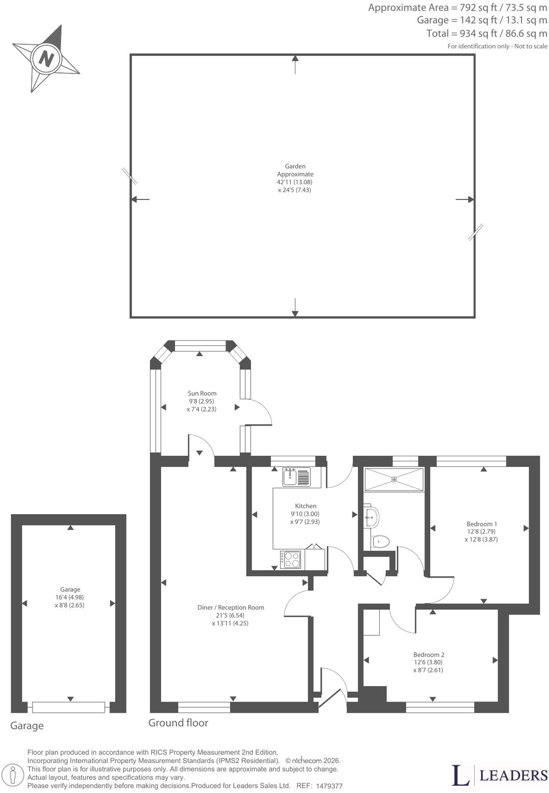 Hamsterley Close, Birchwood, Warrington floorplan