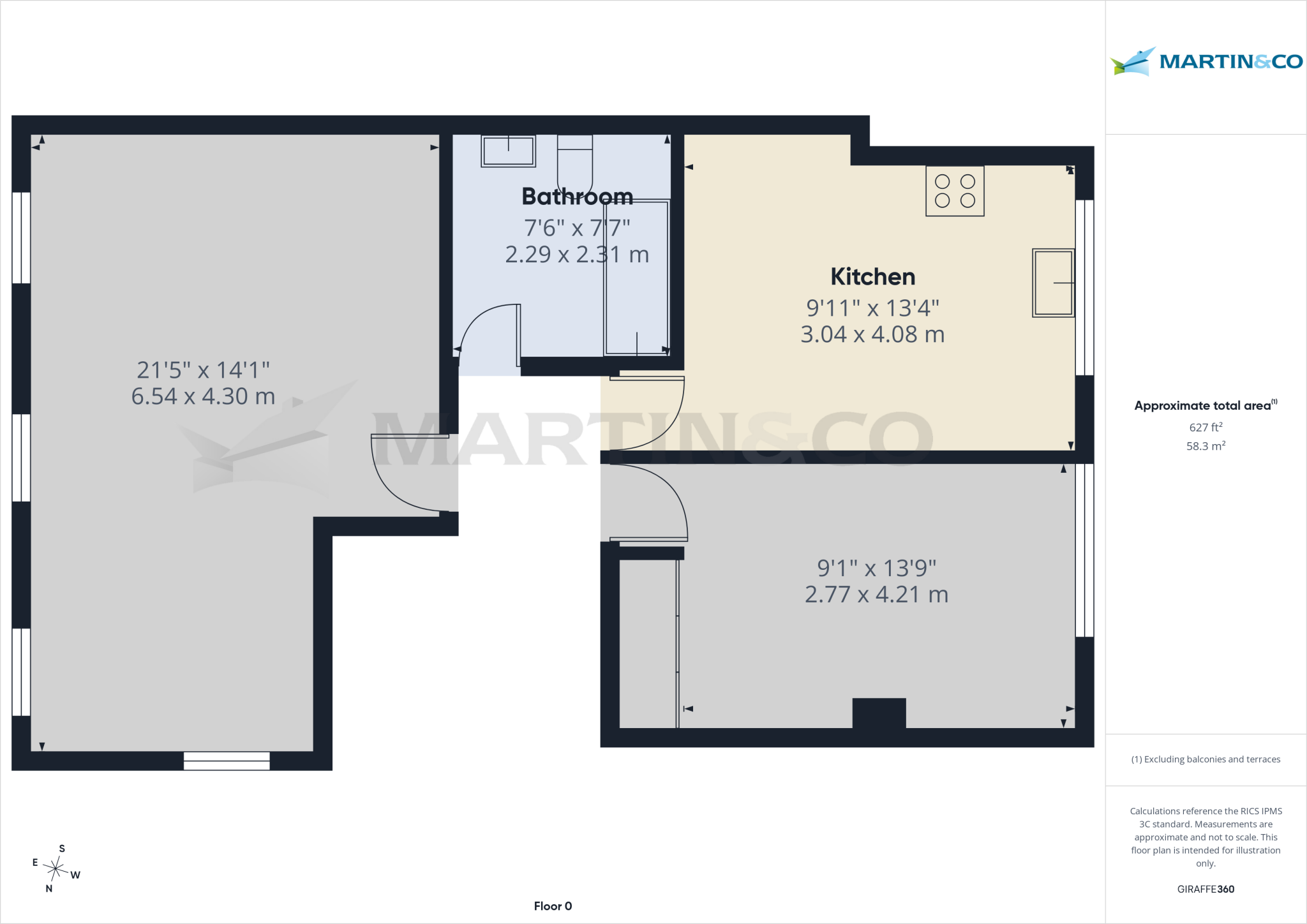 Queens Terrace, Fleetwood floorplan