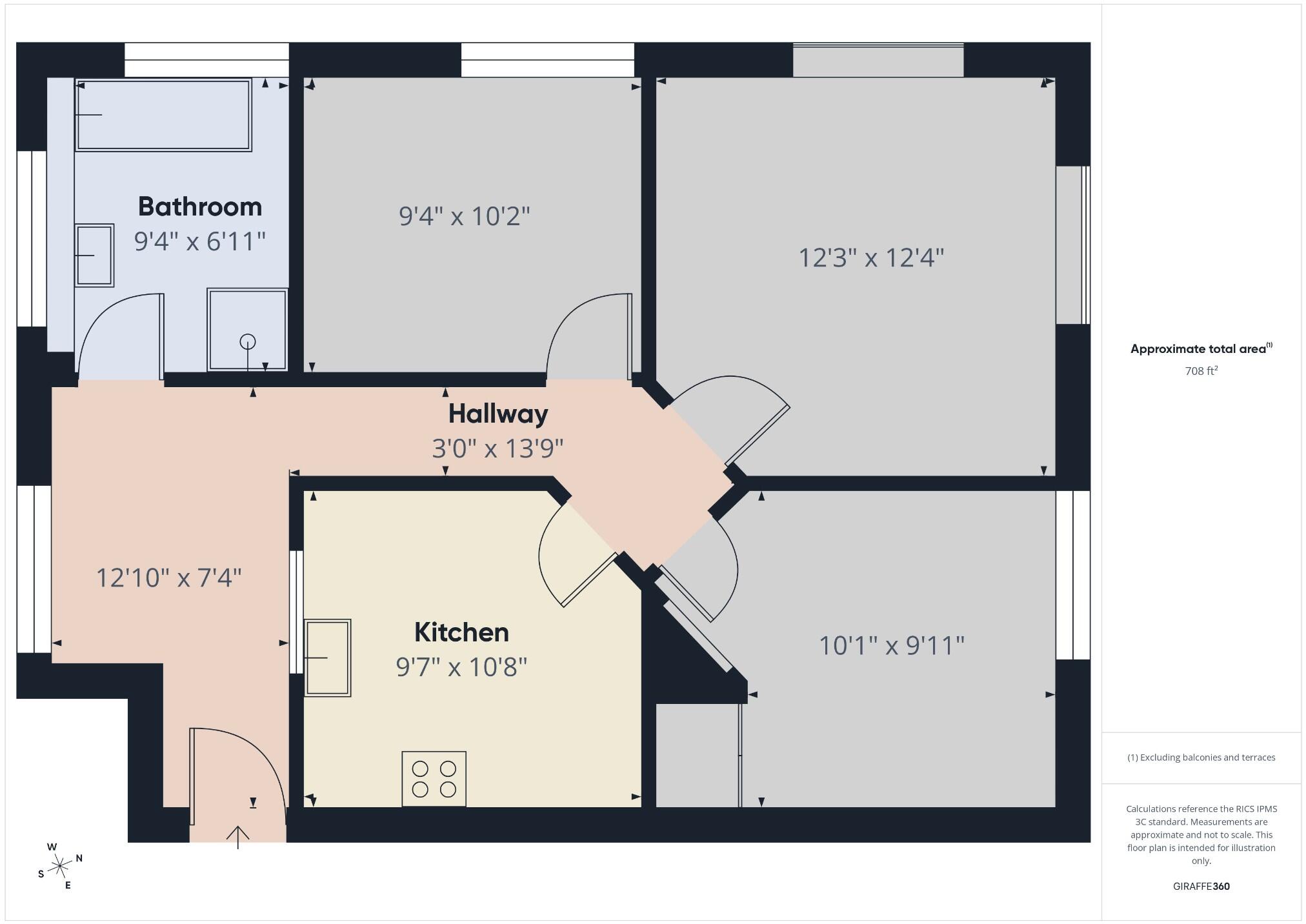 3E, Harbour Lane, Girvan, Ayrshire, KA26 floorplan