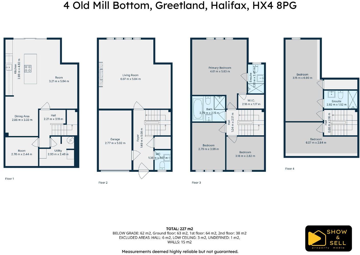 Scar Bottom Lane, Greetland floorplan