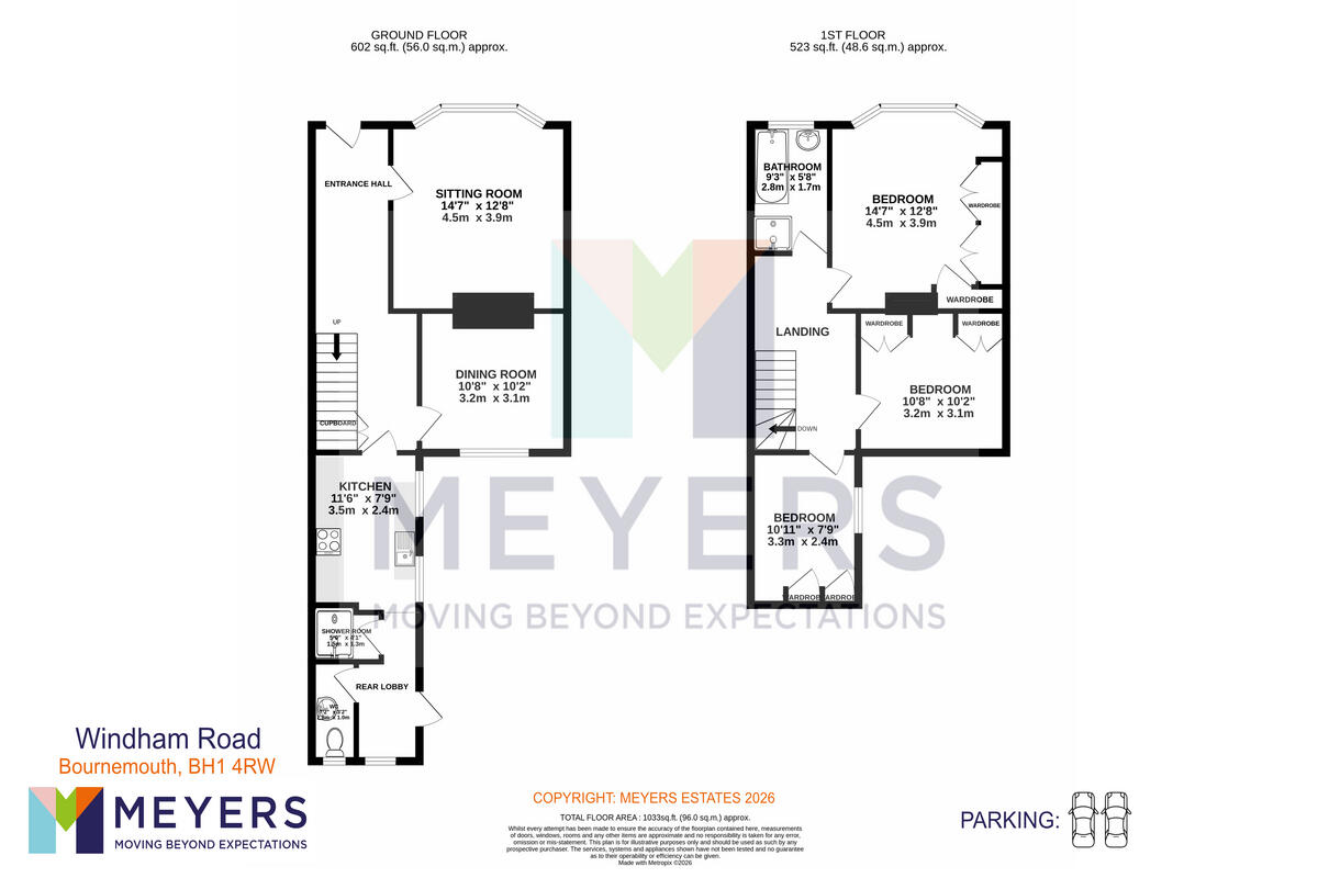 Windham Road, Bournemouth, BH1 4 floorplan
