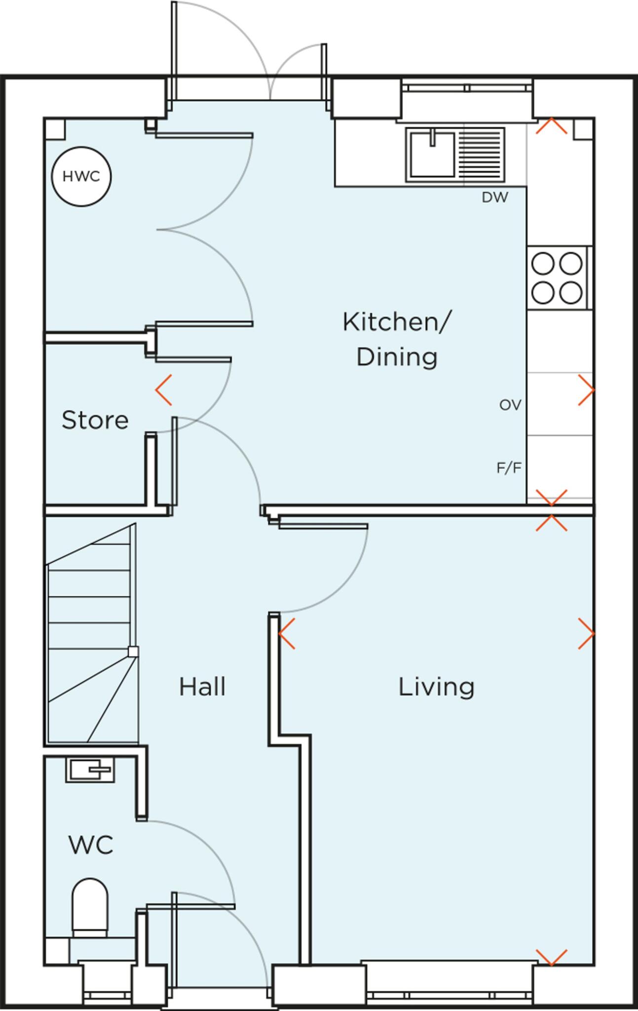 Luker Place, Romney Broadwalk, PO22 floorplan